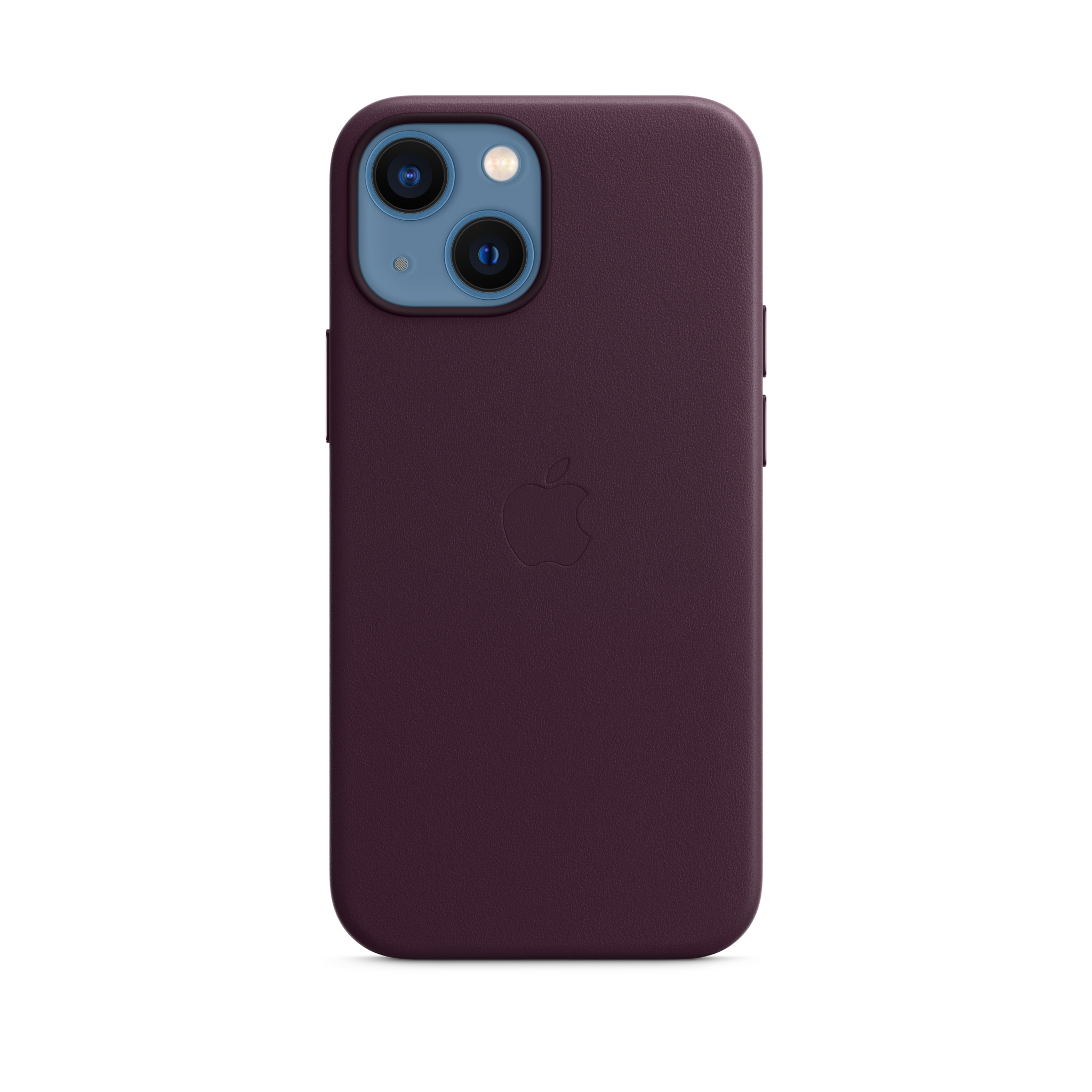 iPhone 13 mini Leather Case with MagSafe — Dark Cherry
