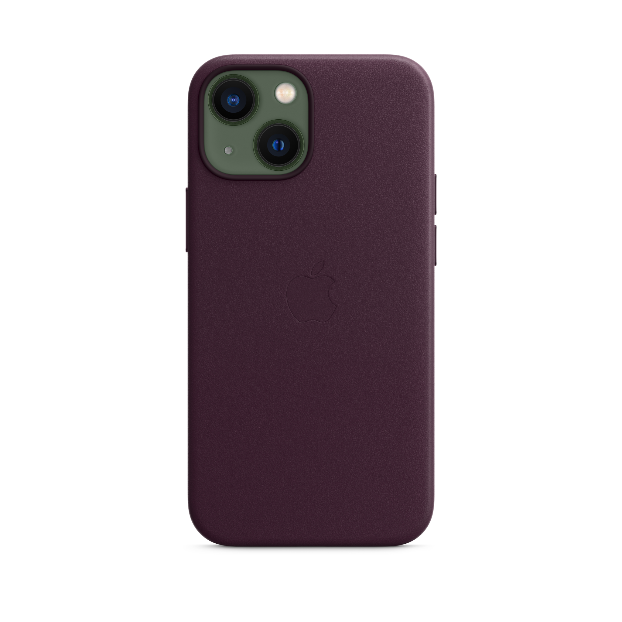 iPhone 13 mini Leather Case with MagSafe — Dark Cherry