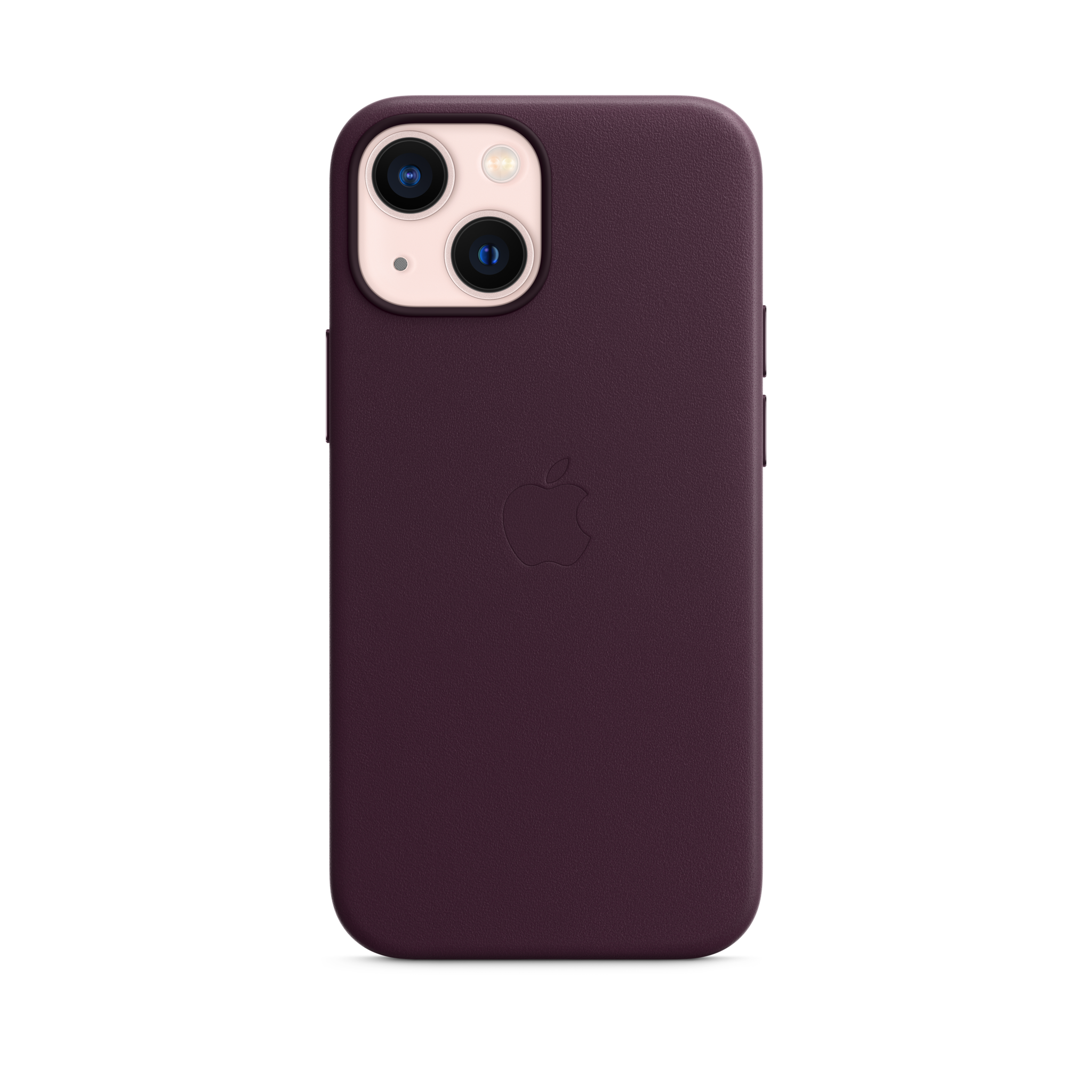 iPhone 13 mini Leather Case with MagSafe — Dark Cherry