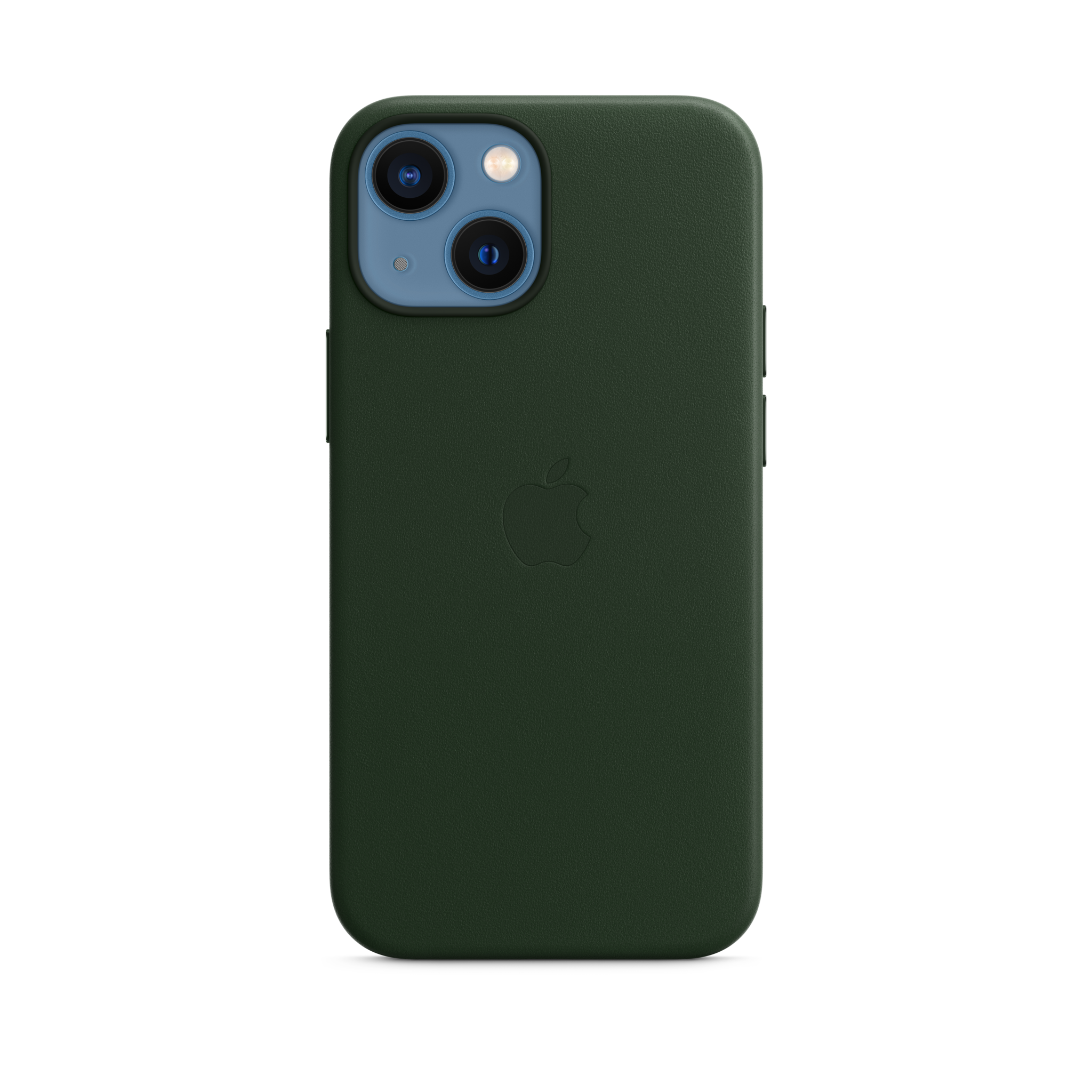 iPhone 13 mini Leather Case with MagSafe — Sequoia Green