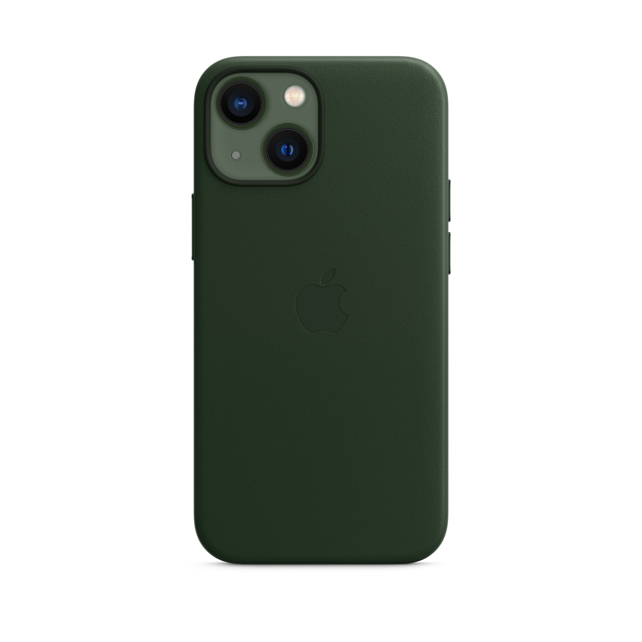 iPhone 13 mini Leather Case with MagSafe — Sequoia Green