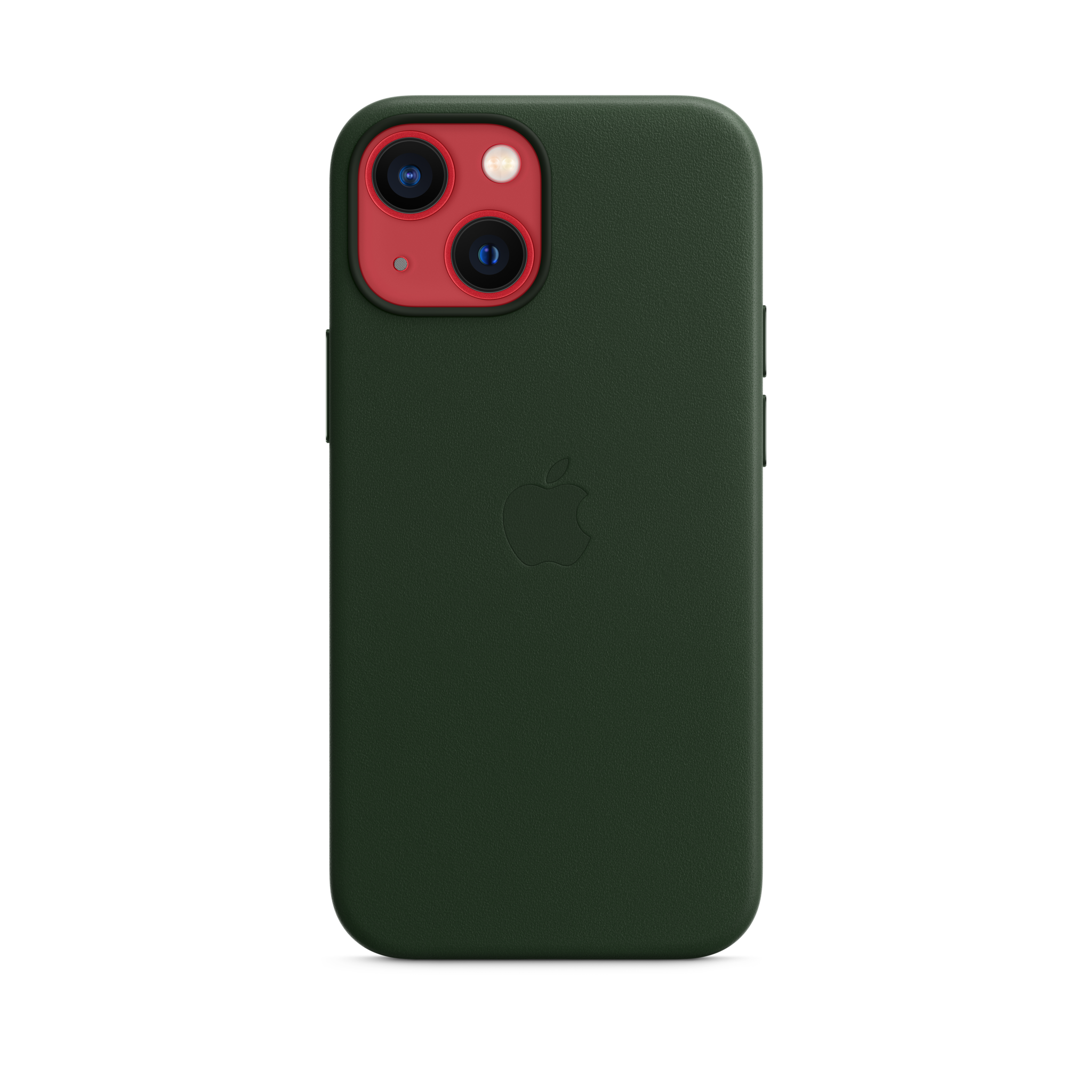 iPhone 13 mini Leather Case with MagSafe — Sequoia Green