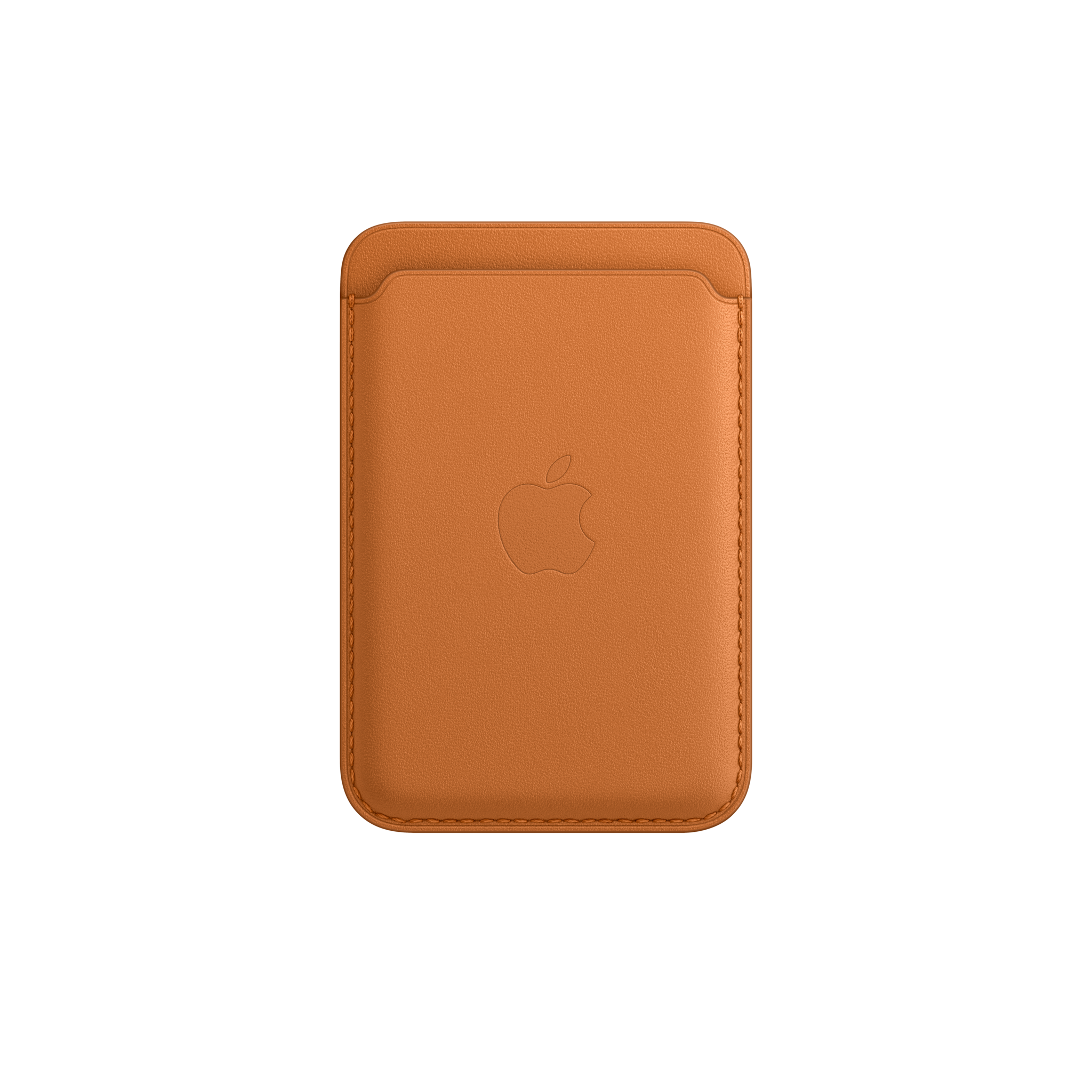 iPhone Leather Wallet with MagSafe — Golden Brown
