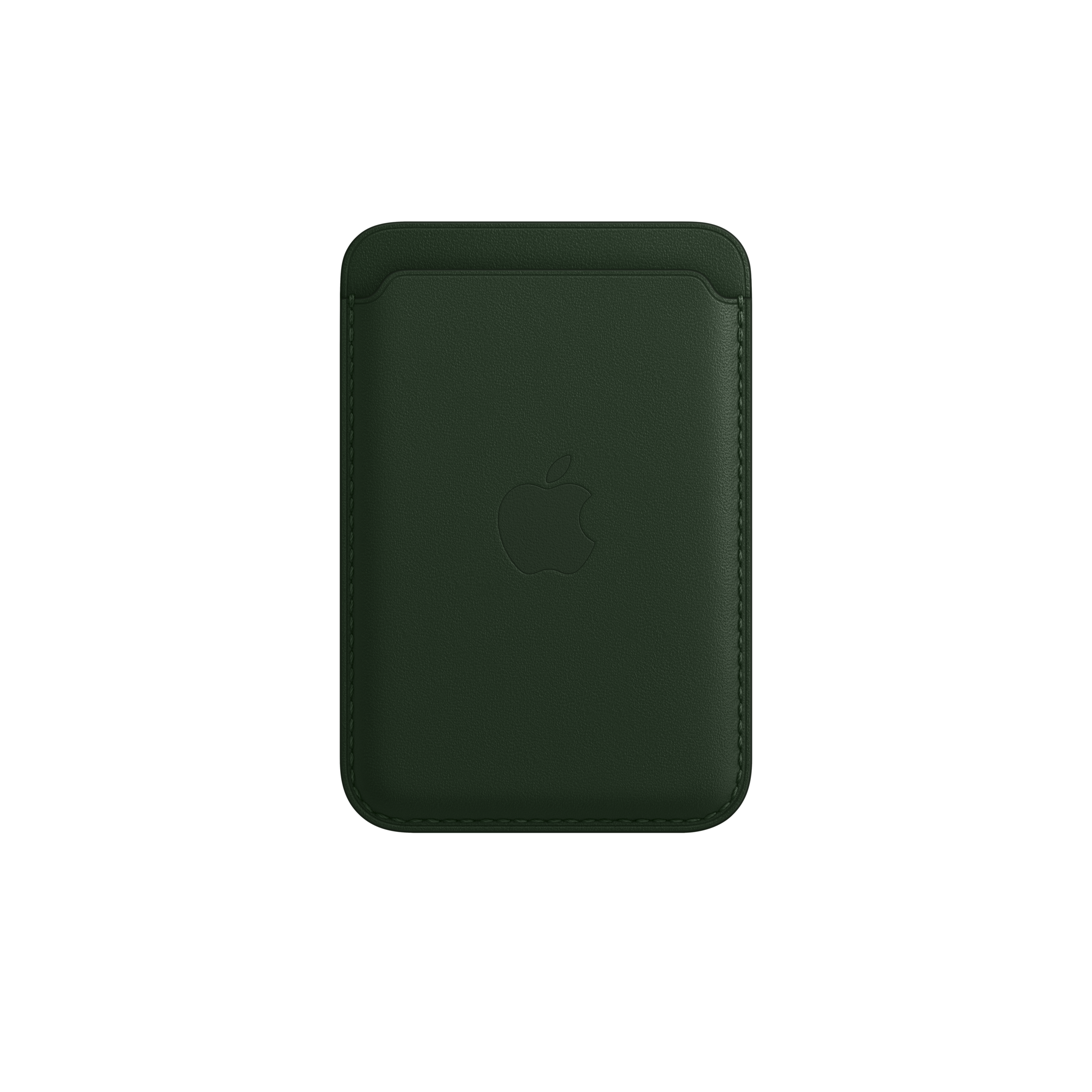 iPhone Leather Wallet with MagSafe — Sequoia Green