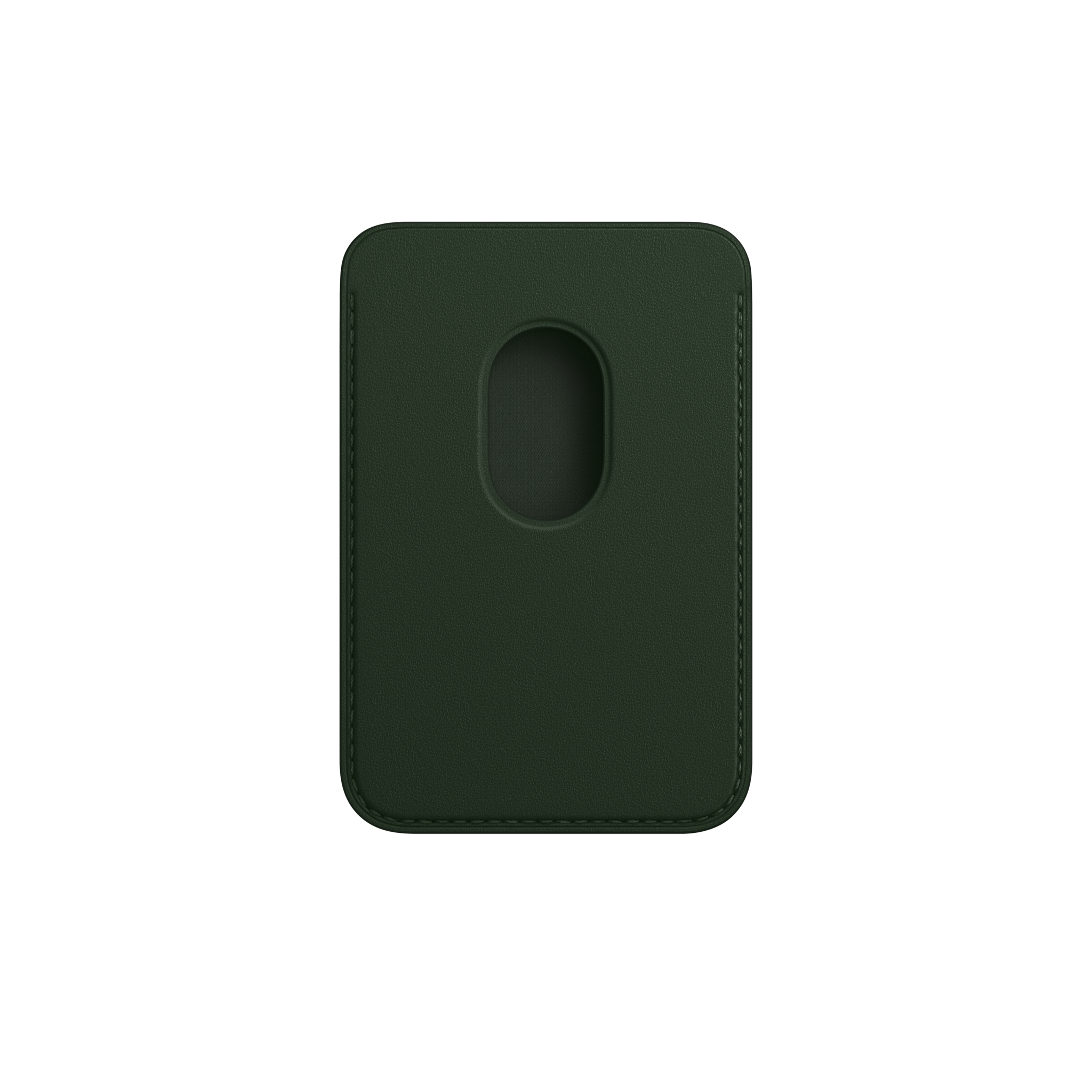 iPhone Leather Wallet with MagSafe — Sequoia Green
