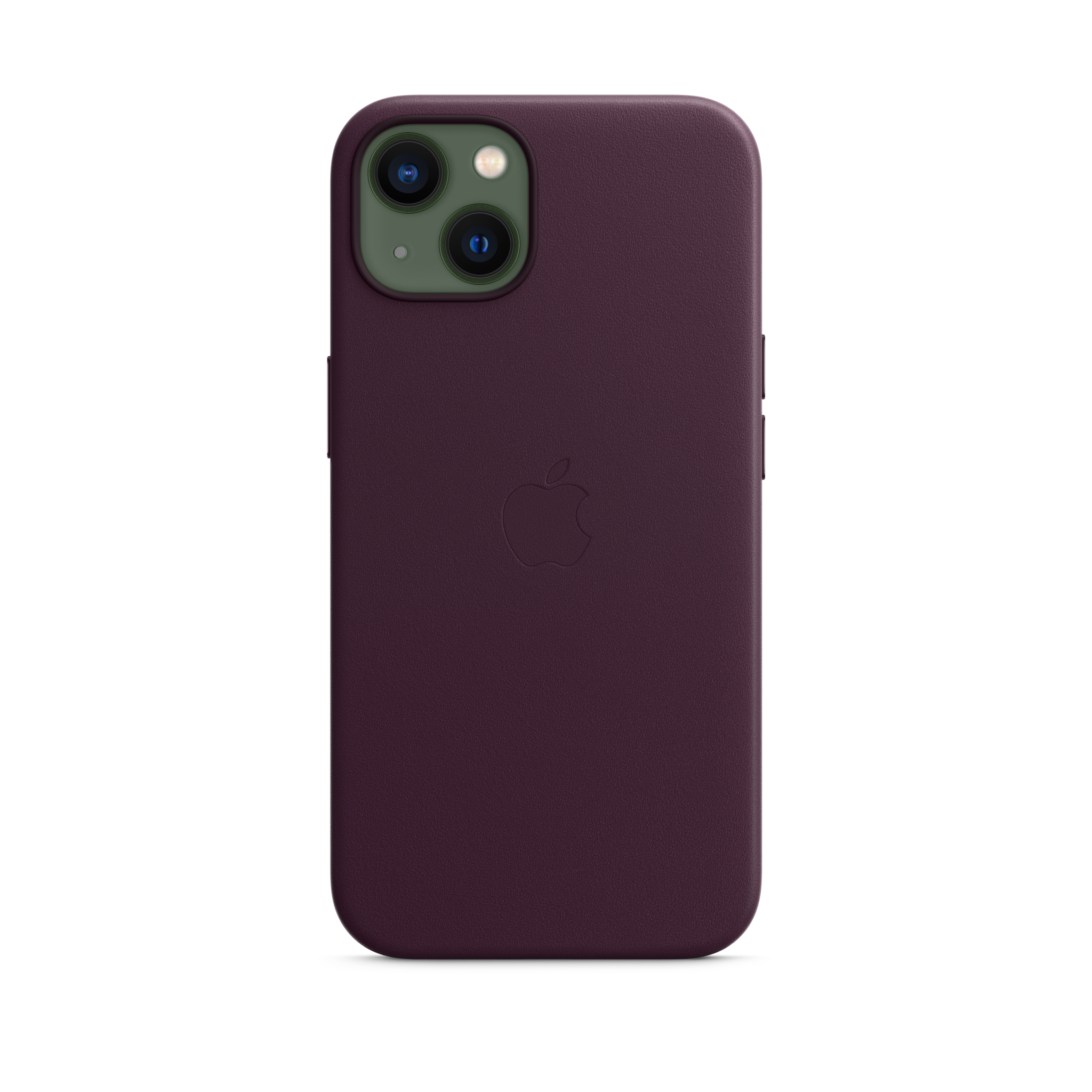 iPhone 13 Leather Case with MagSafe — Dark Cherry