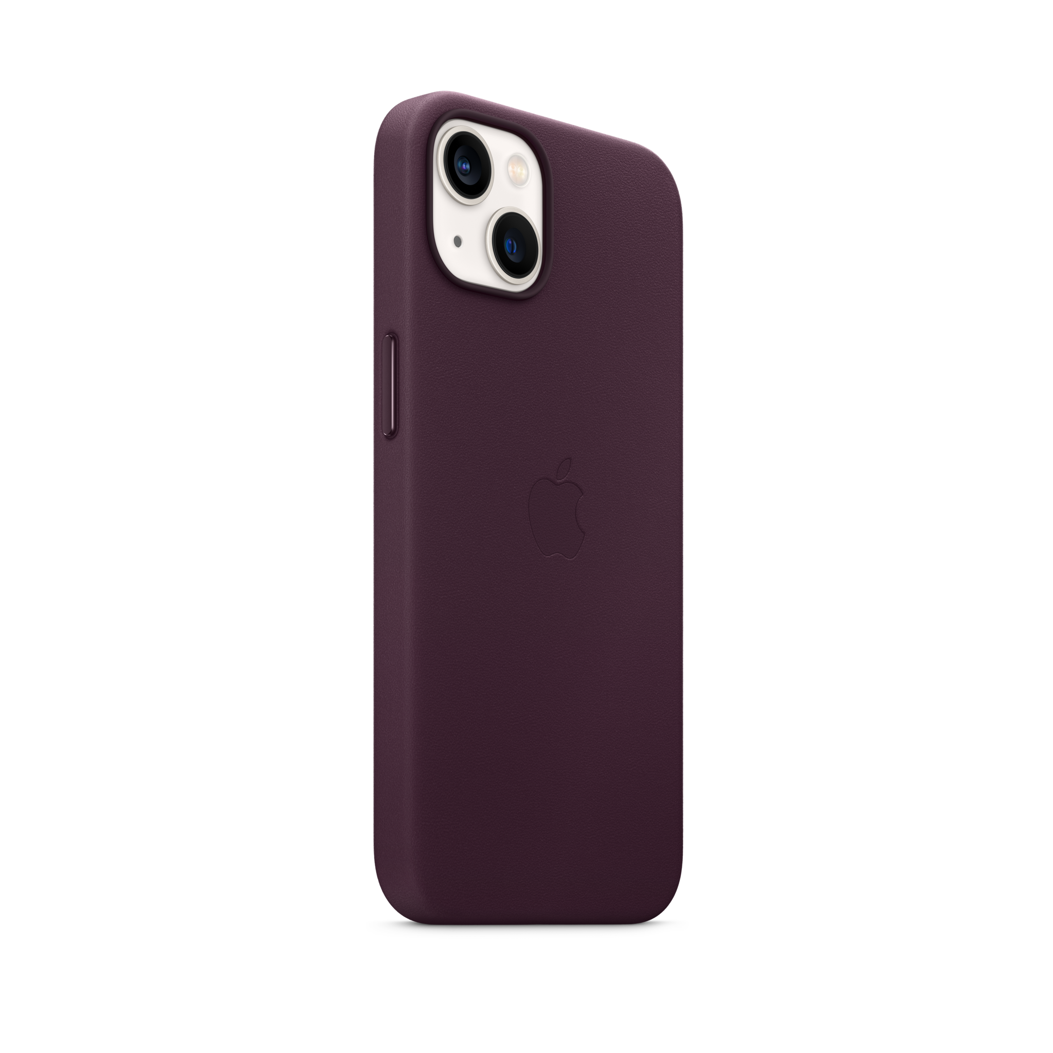 iPhone 13 Leather Case with MagSafe — Dark Cherry