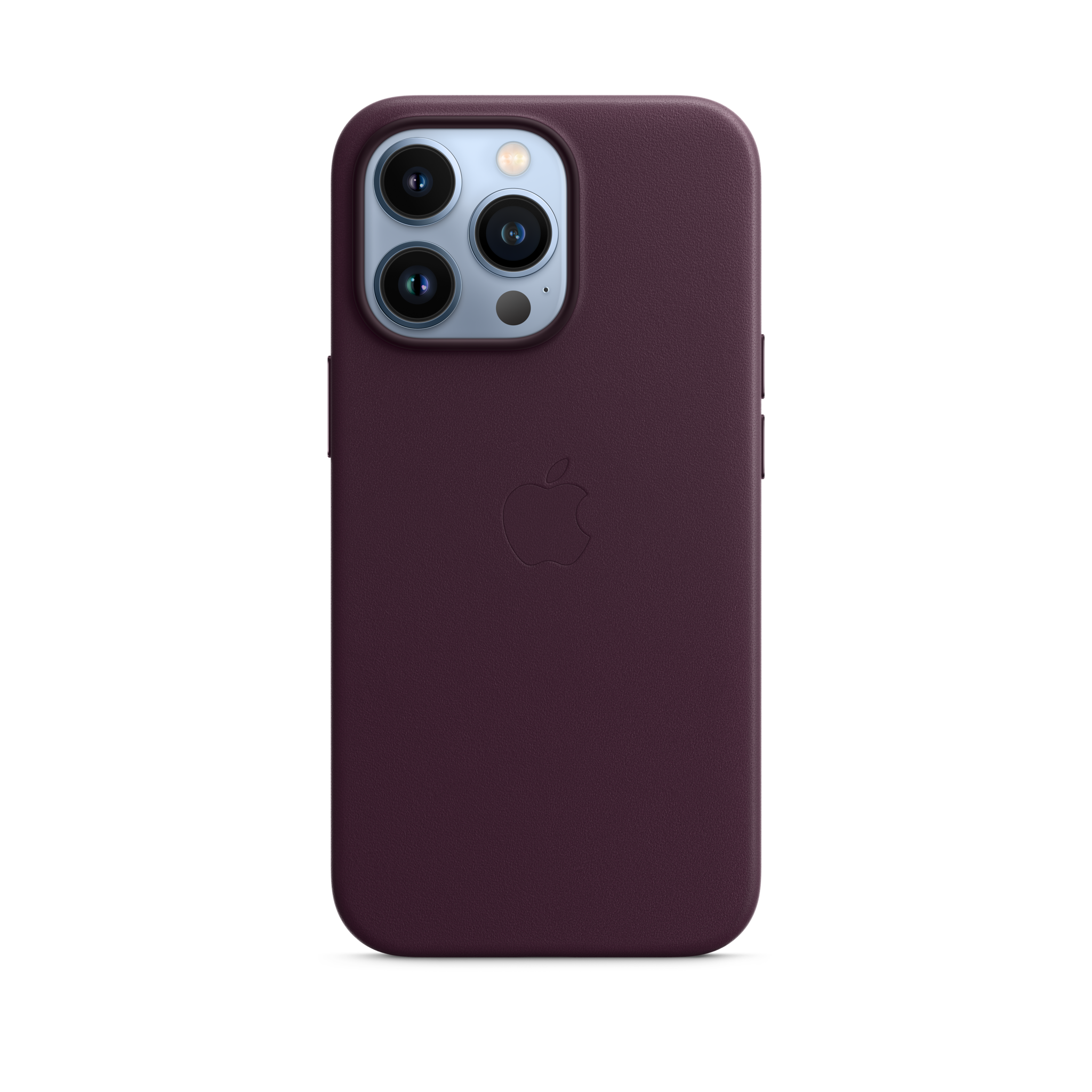 iPhone 13 Pro Leather Case with MagSafe — Dark Cherry