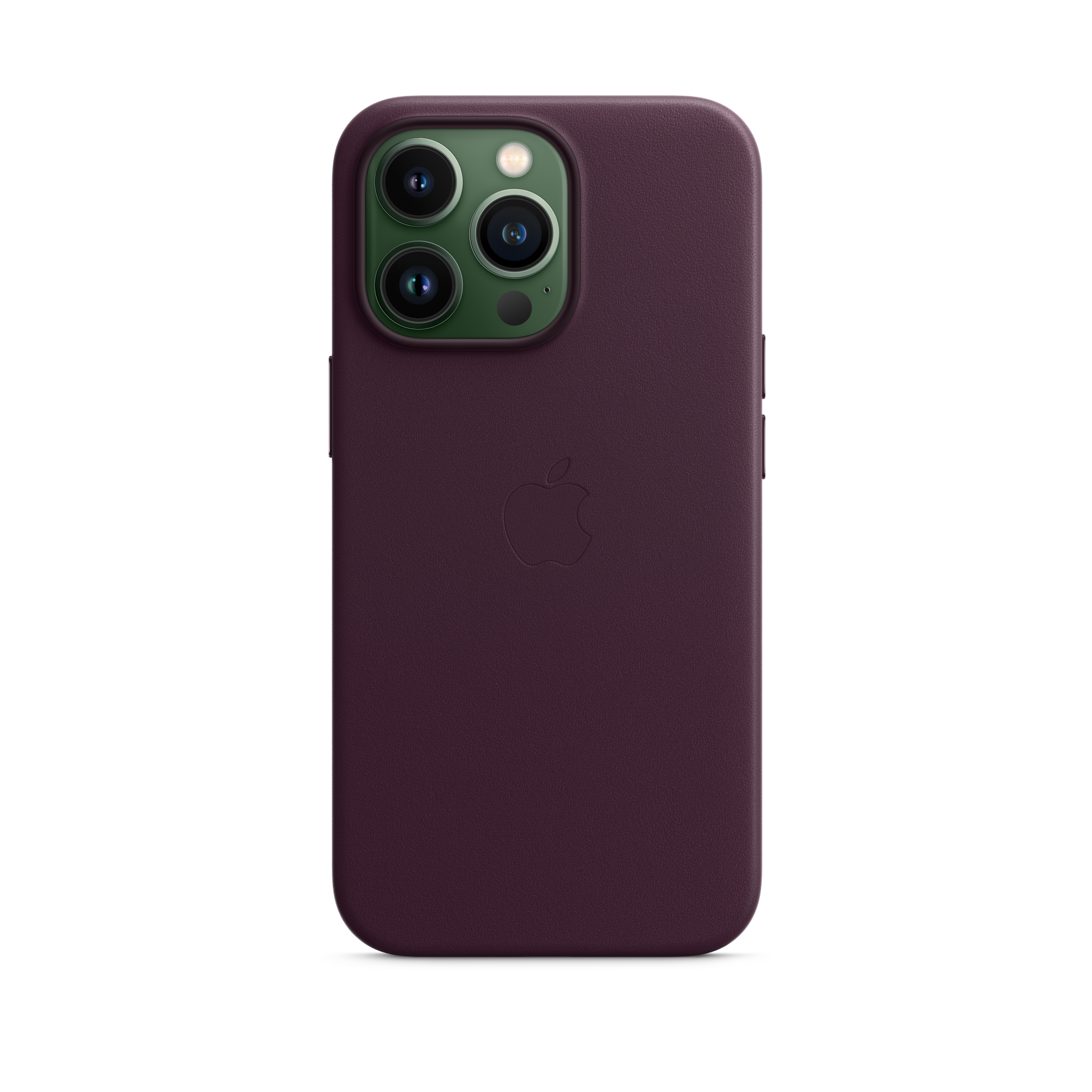 iPhone 13 Pro Leather Case with MagSafe — Dark Cherry