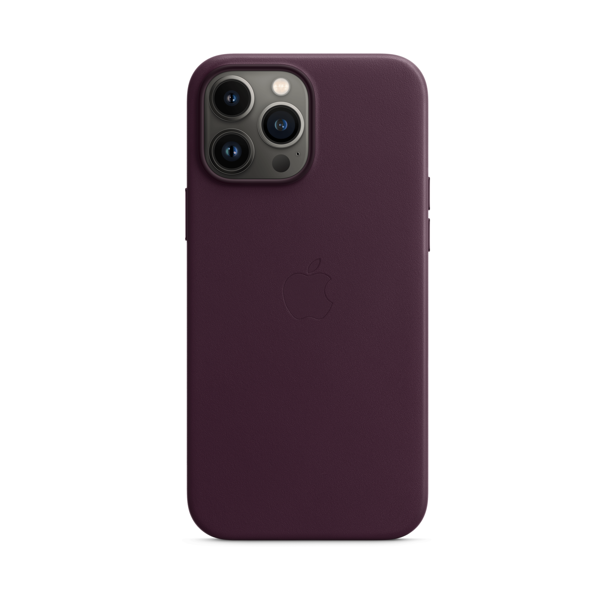 iPhone 13 Pro Max Leather Case with MagSafe — Dark Cherry