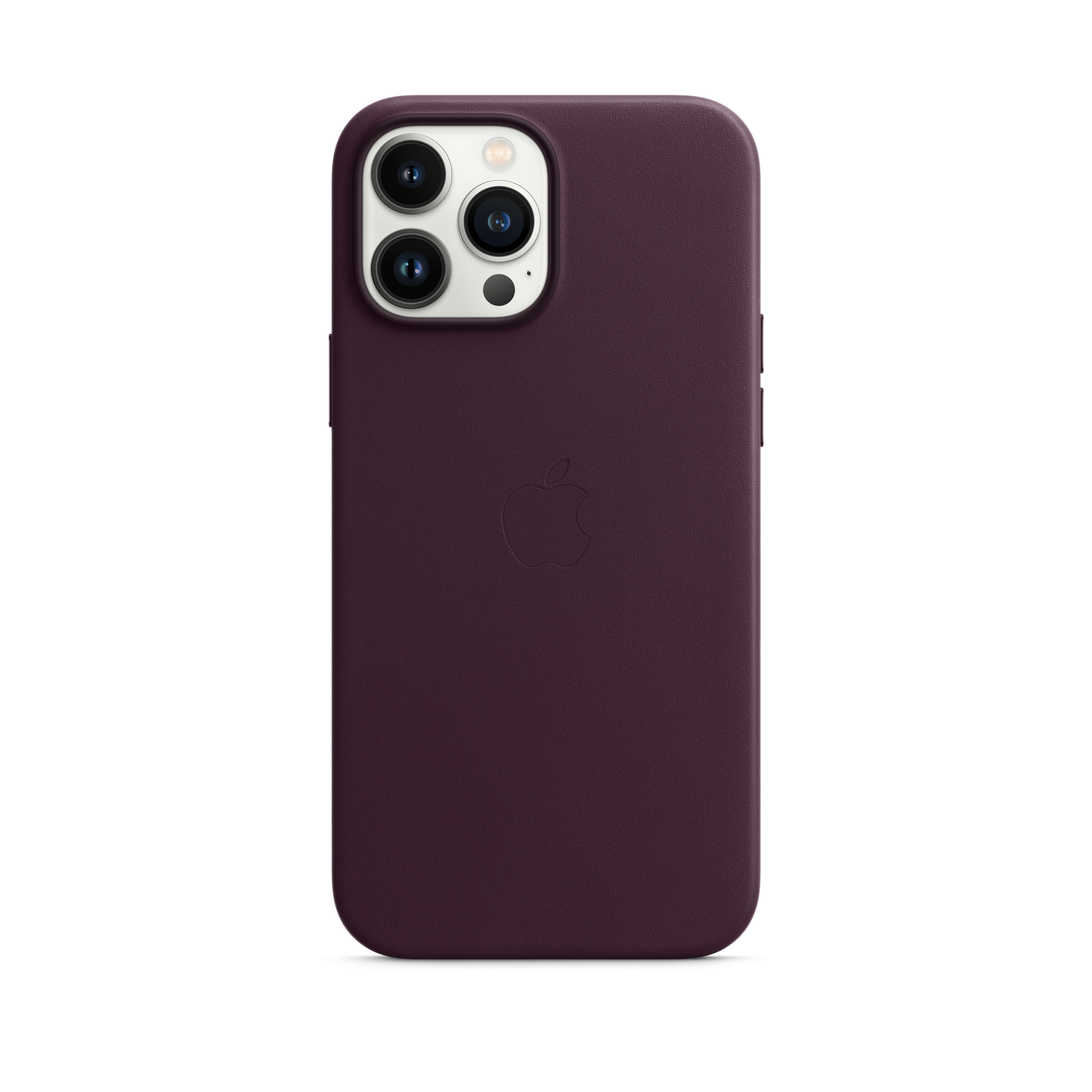 iPhone 13 Pro Max Leather Case with MagSafe — Dark Cherry