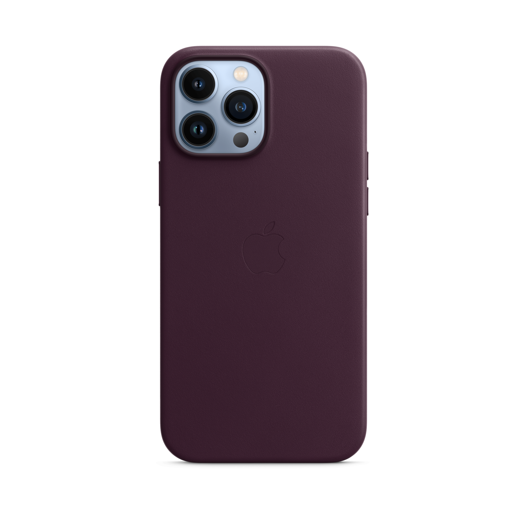 iPhone 13 Pro Max Leather Case with MagSafe — Dark Cherry
