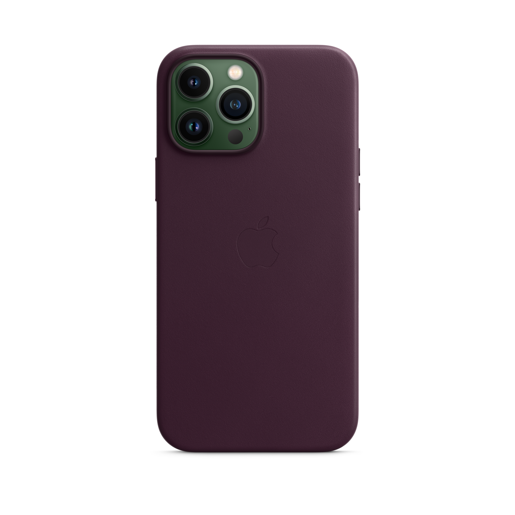 iPhone 13 Pro Max Leather Case with MagSafe — Dark Cherry