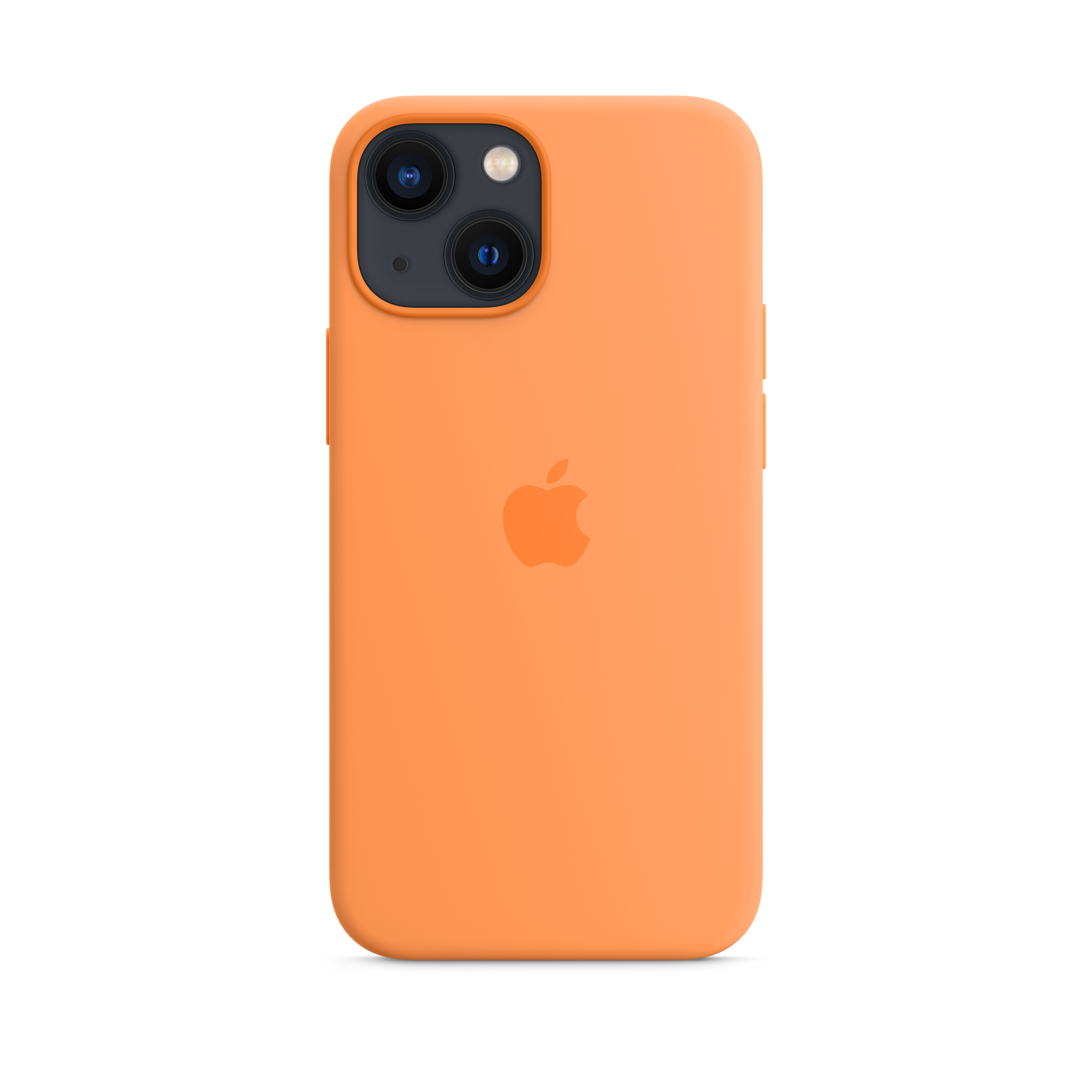 iPhone 13 mini Silicone Case with MagSafe — Marigold
