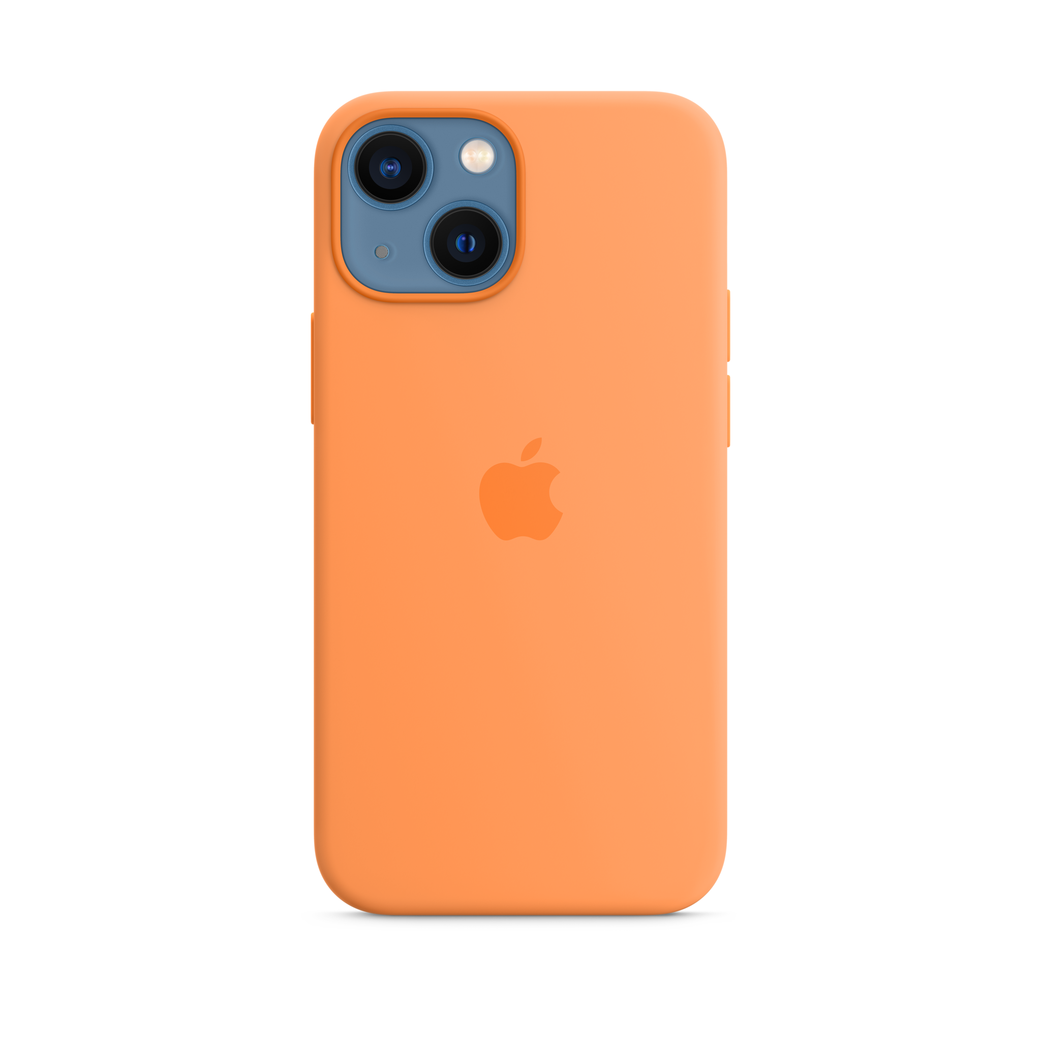 iPhone 13 mini Silicone Case with MagSafe — Marigold