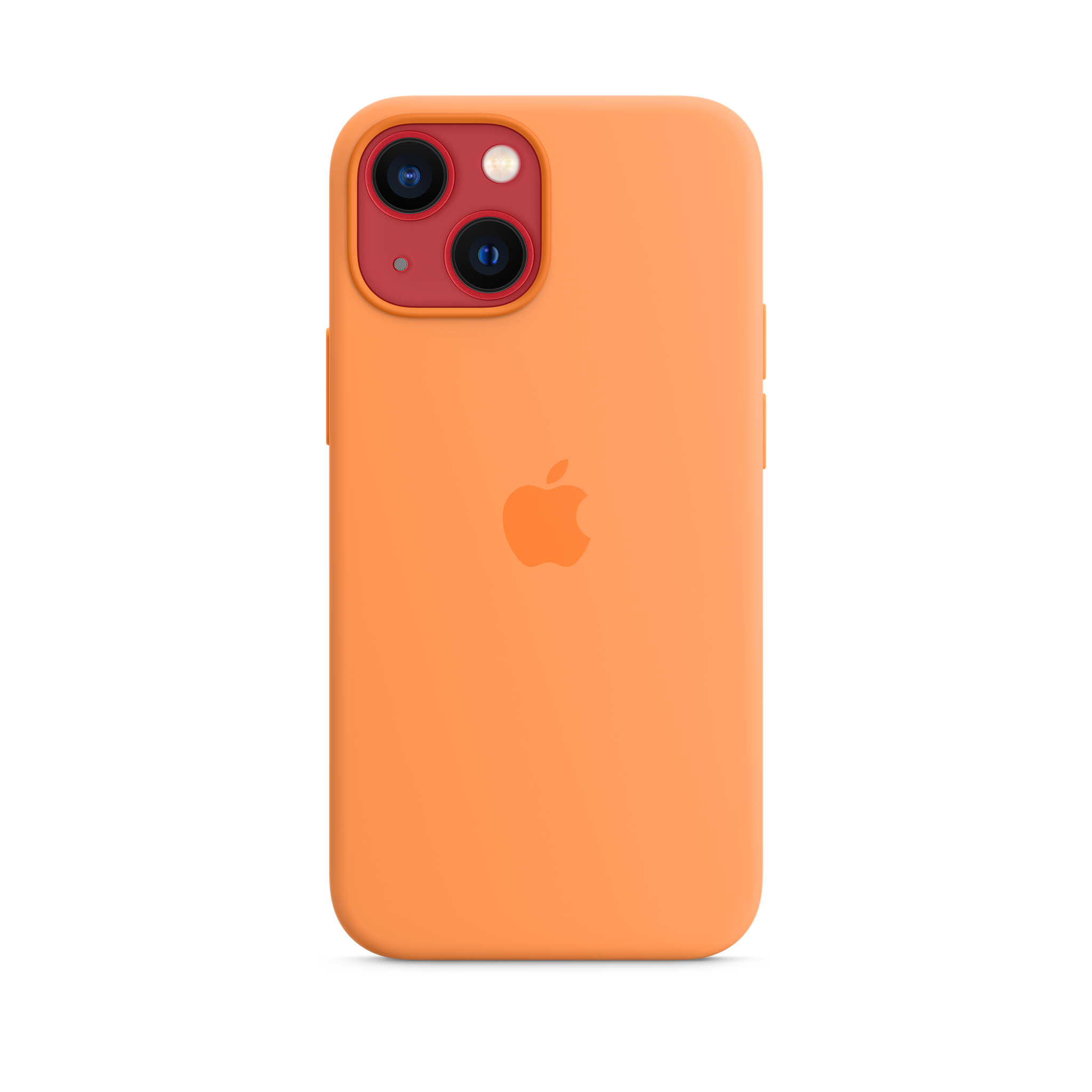 iPhone 13 mini Silicone Case with MagSafe — Marigold