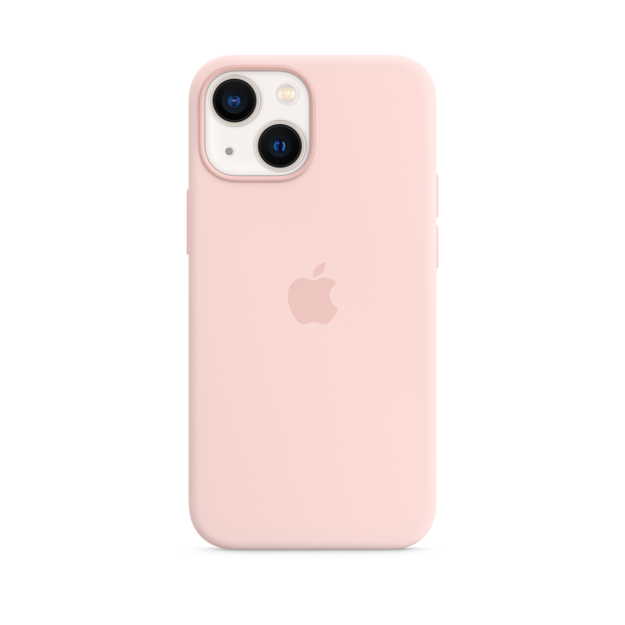 iPhone 13 mini Silicone Case with MagSafe — Chalk Pink