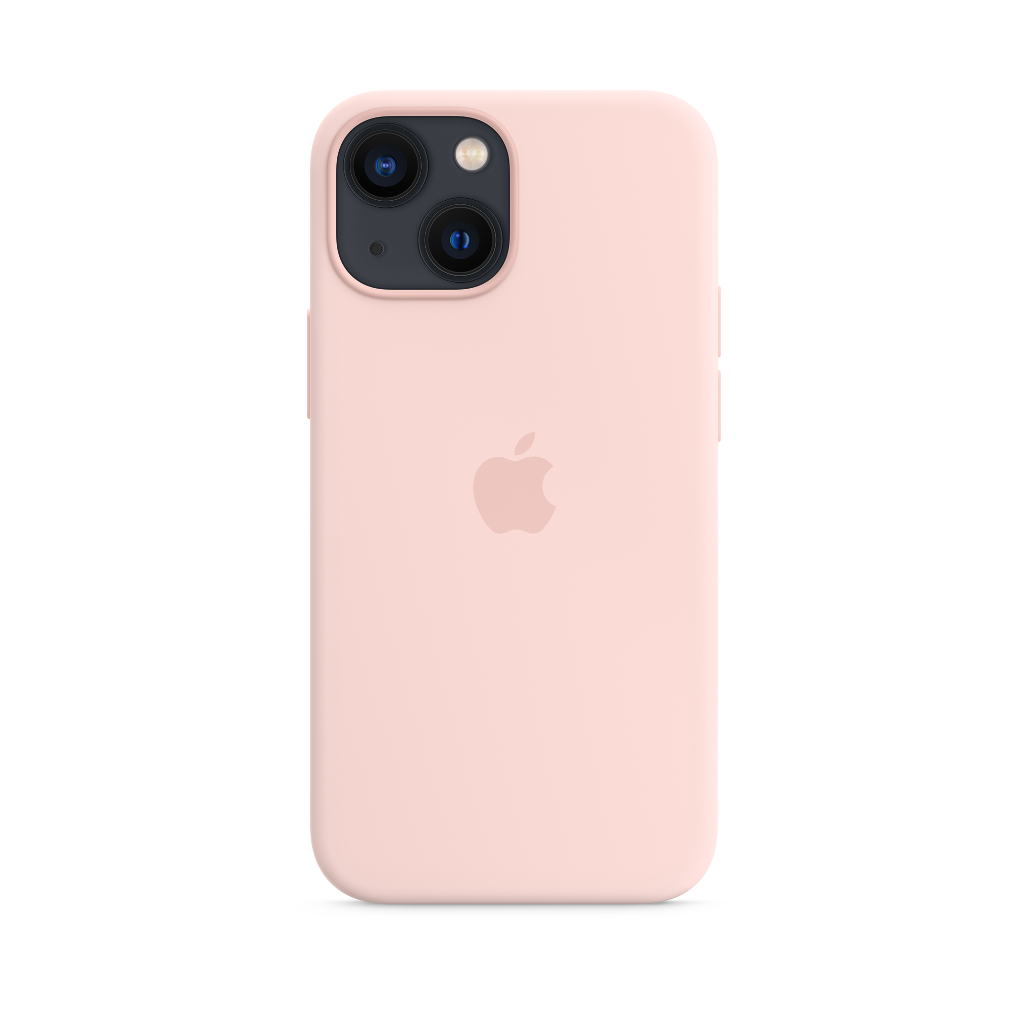 iPhone 13 mini Silicone Case with MagSafe — Chalk Pink