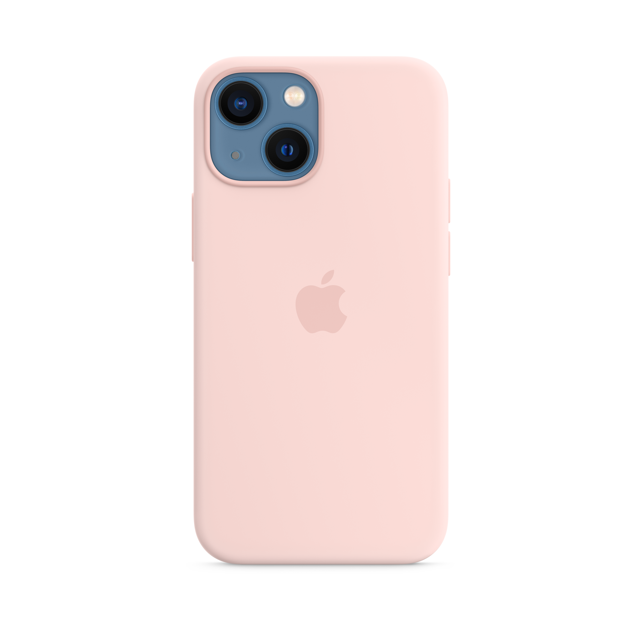 iPhone 13 mini Silicone Case with MagSafe — Chalk Pink