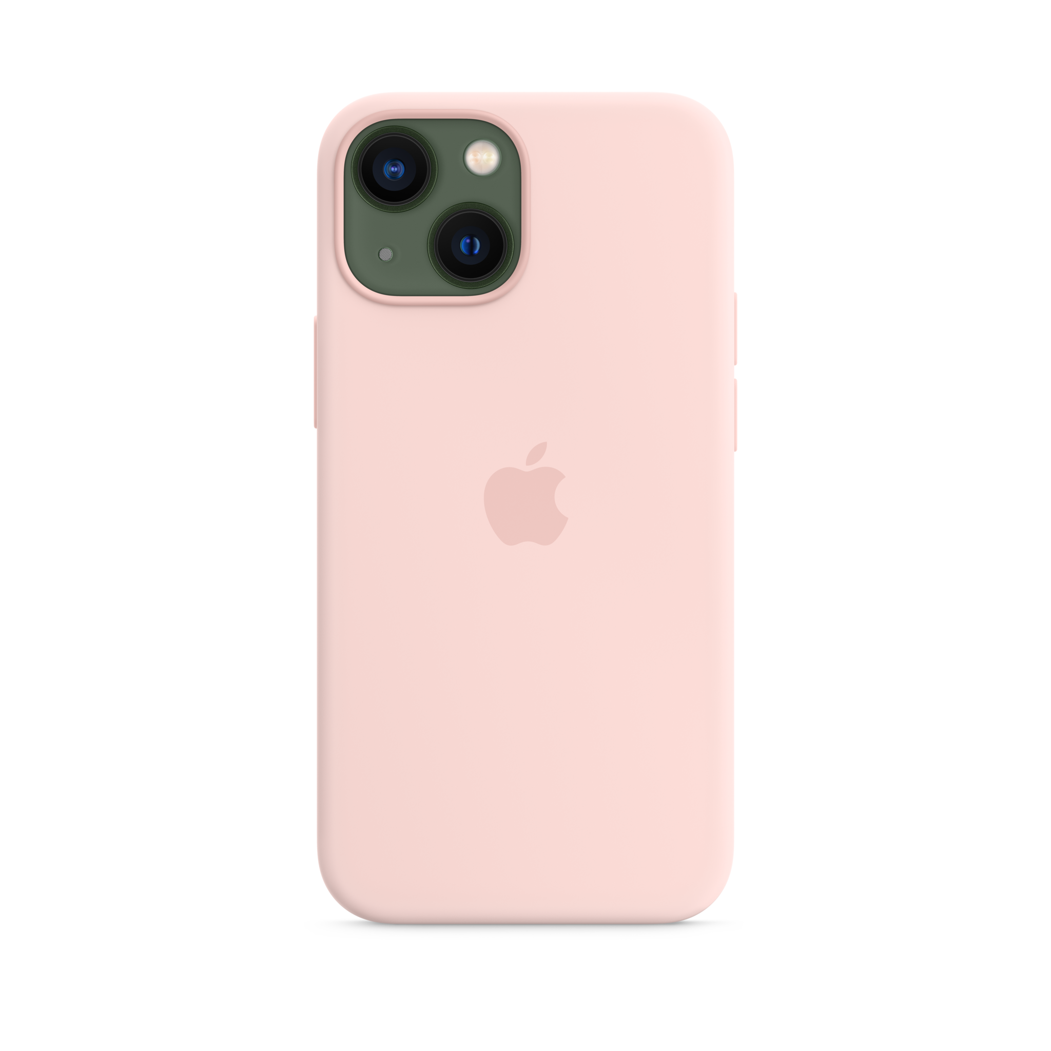 iPhone 13 mini Silicone Case with MagSafe — Chalk Pink