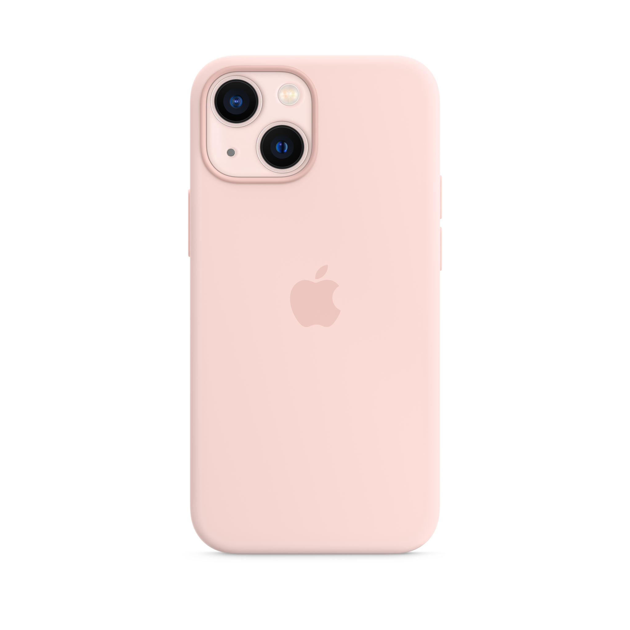 iPhone 13 mini Silicone Case with MagSafe — Chalk Pink