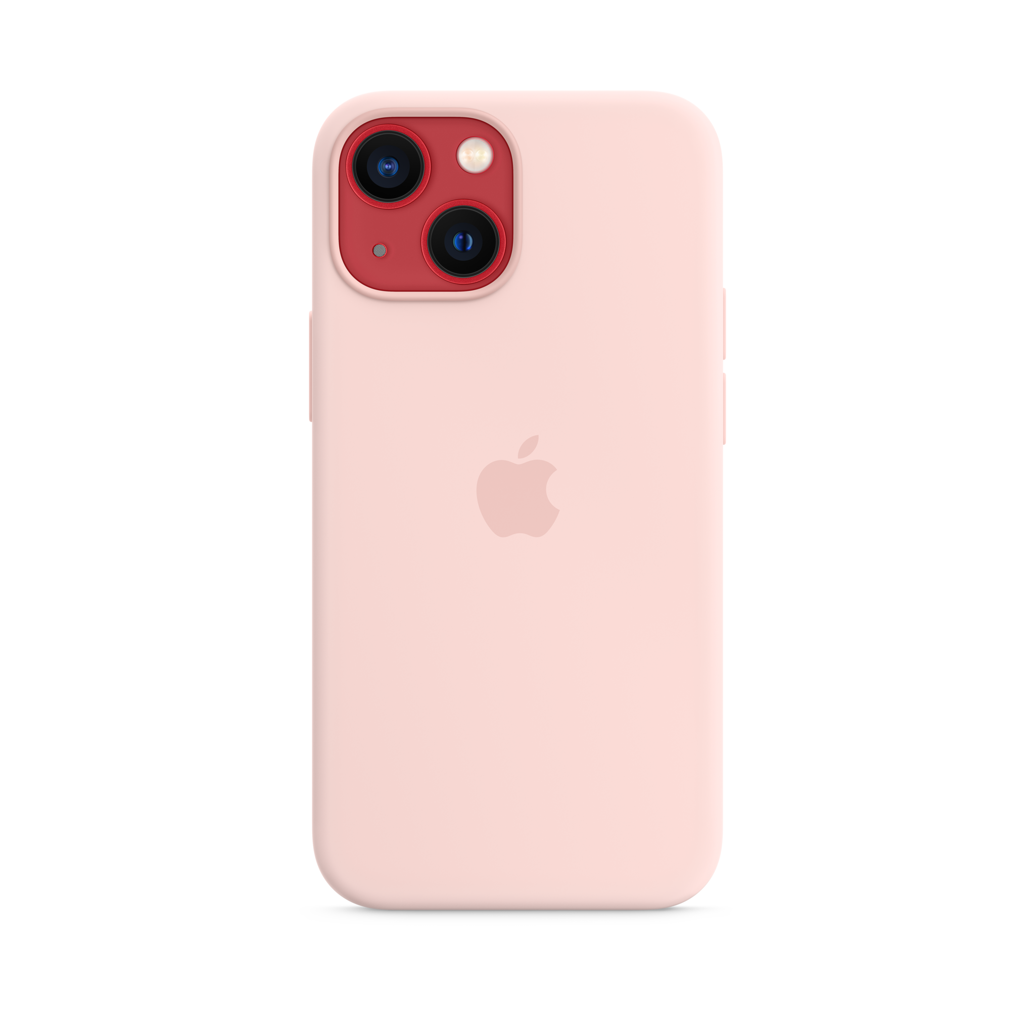 iPhone 13 mini Silicone Case with MagSafe — Chalk Pink