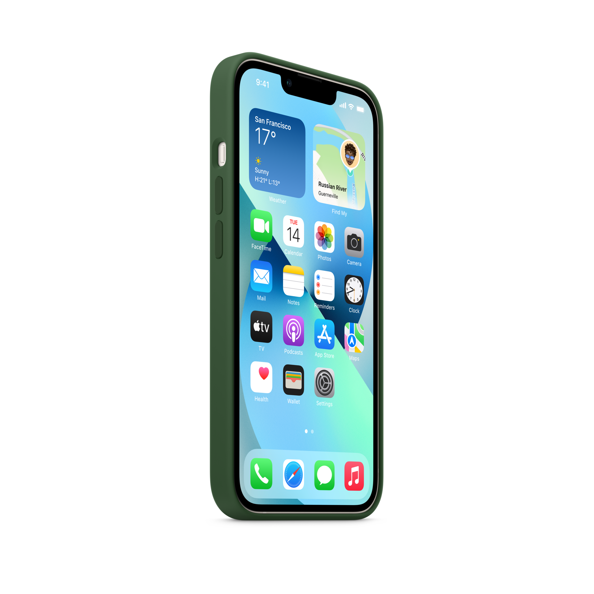 iPhone 13 Silicone Case with MagSafe — Clover