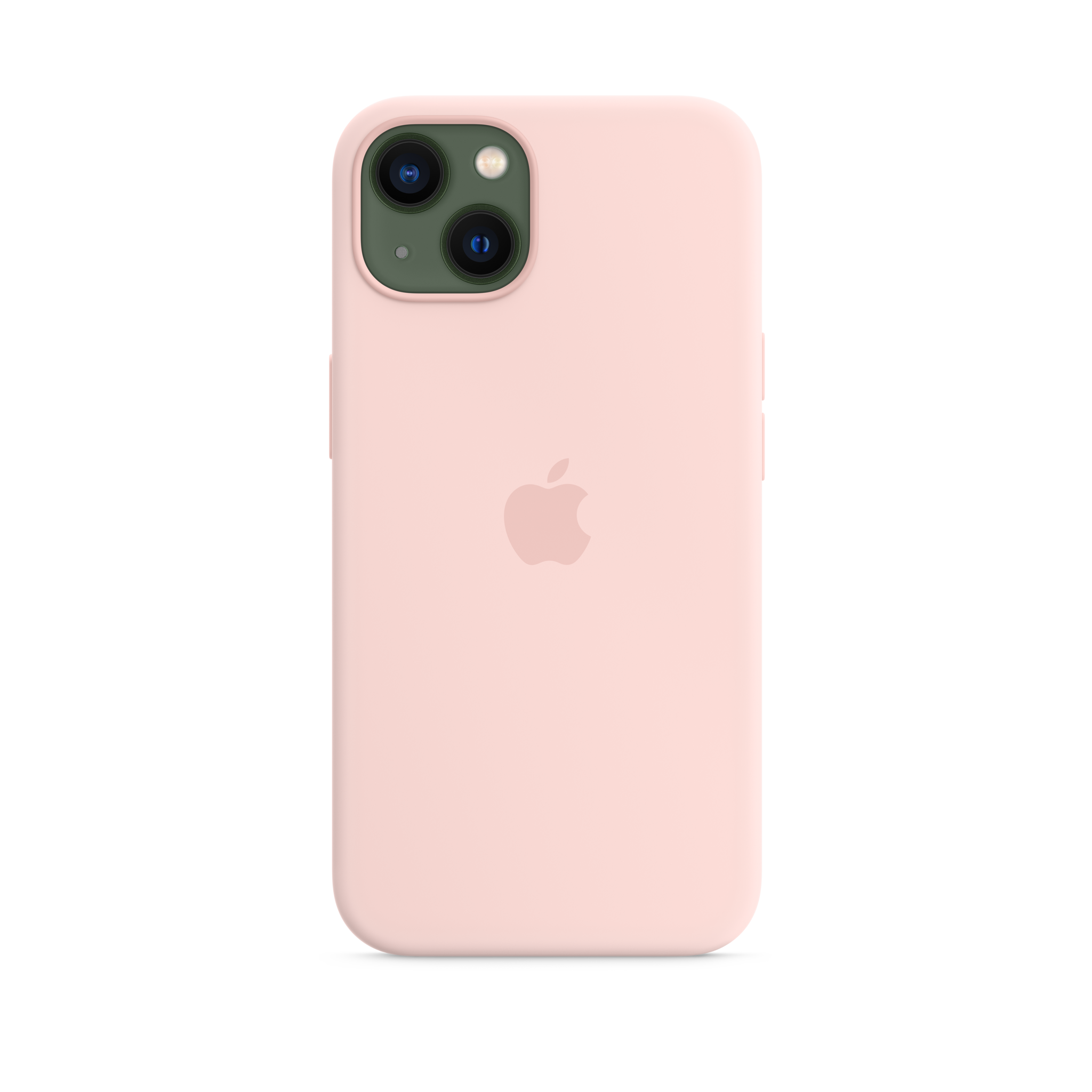 iPhone 13 Silicone Case with MagSafe — Chalk Pink