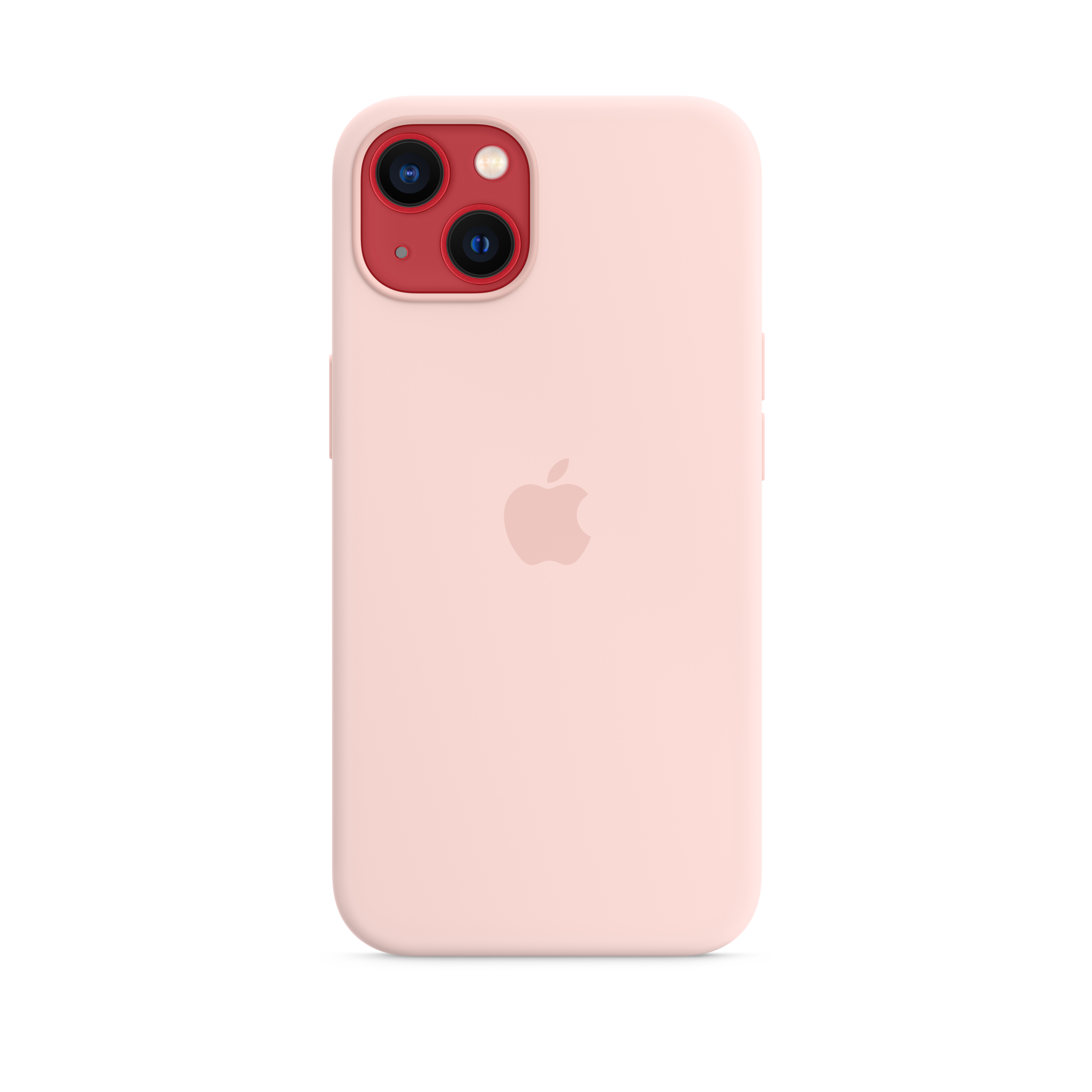iPhone 13 Silicone Case with MagSafe — Chalk Pink