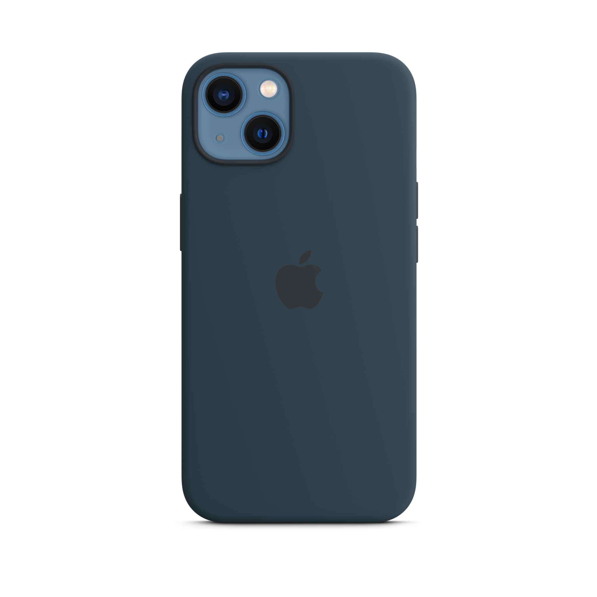 iPhone 13 Silicone Case with MagSafe — Abyss Blue