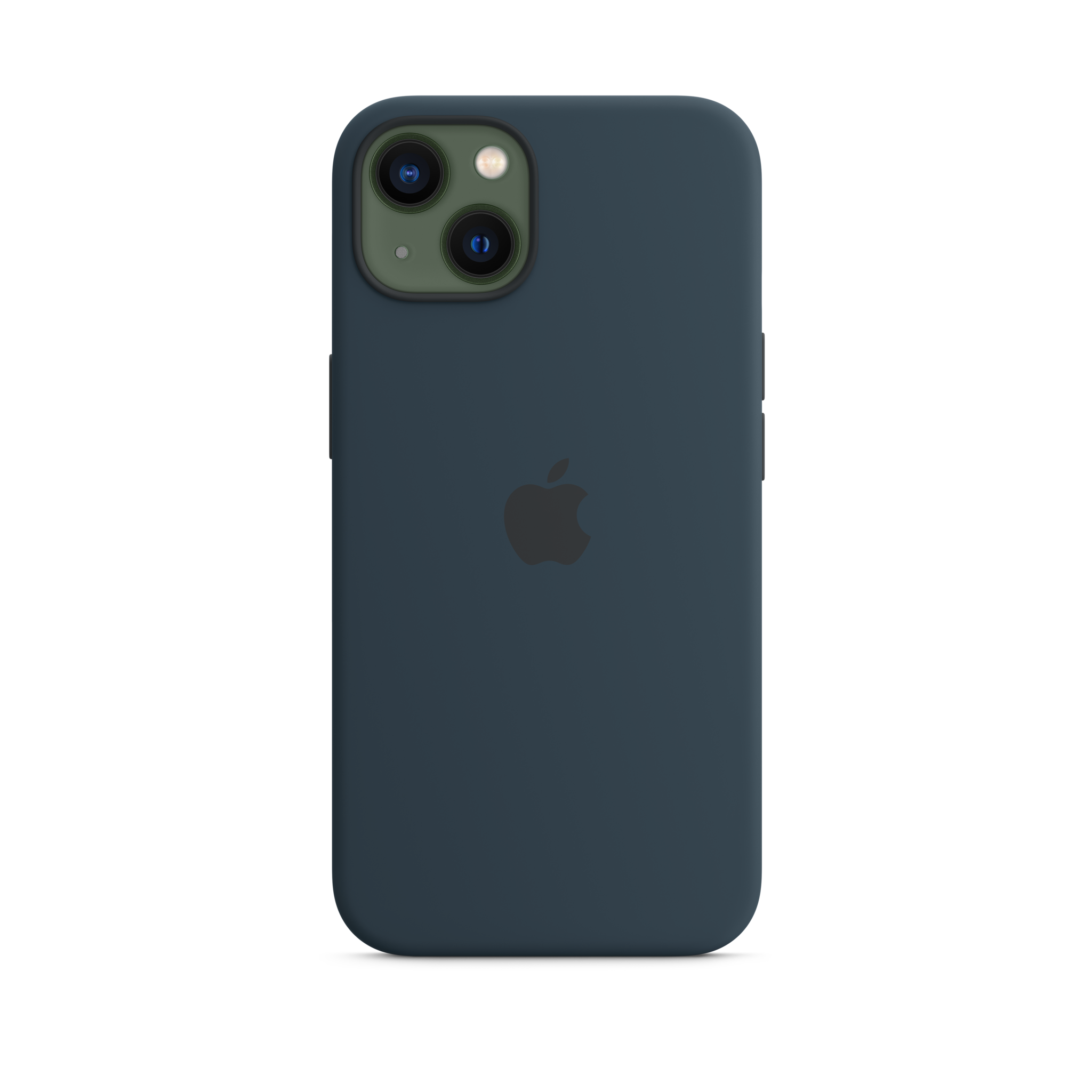 iPhone 13 Silicone Case with MagSafe — Abyss Blue