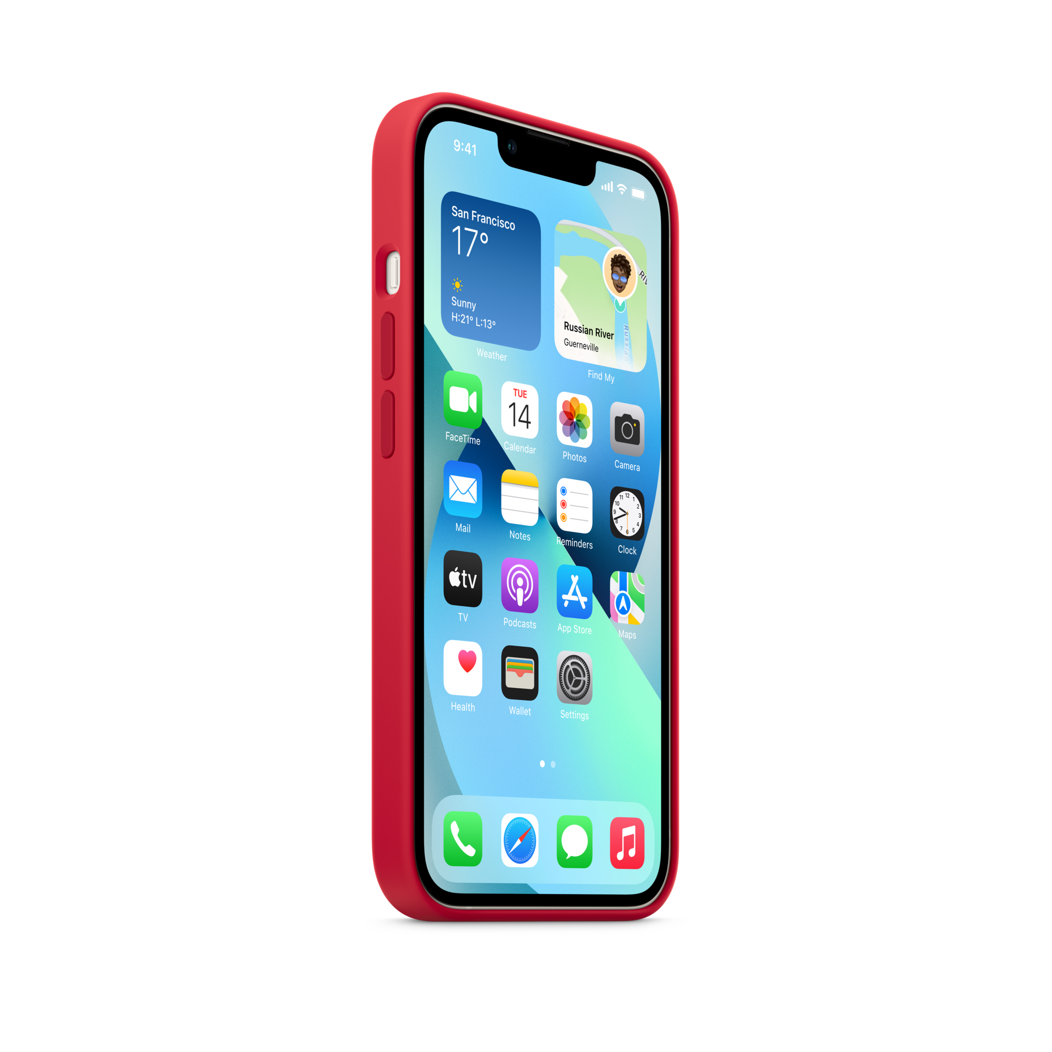 iPhone 13 Silicone Case with MagSafe — PRODUCT(RED)