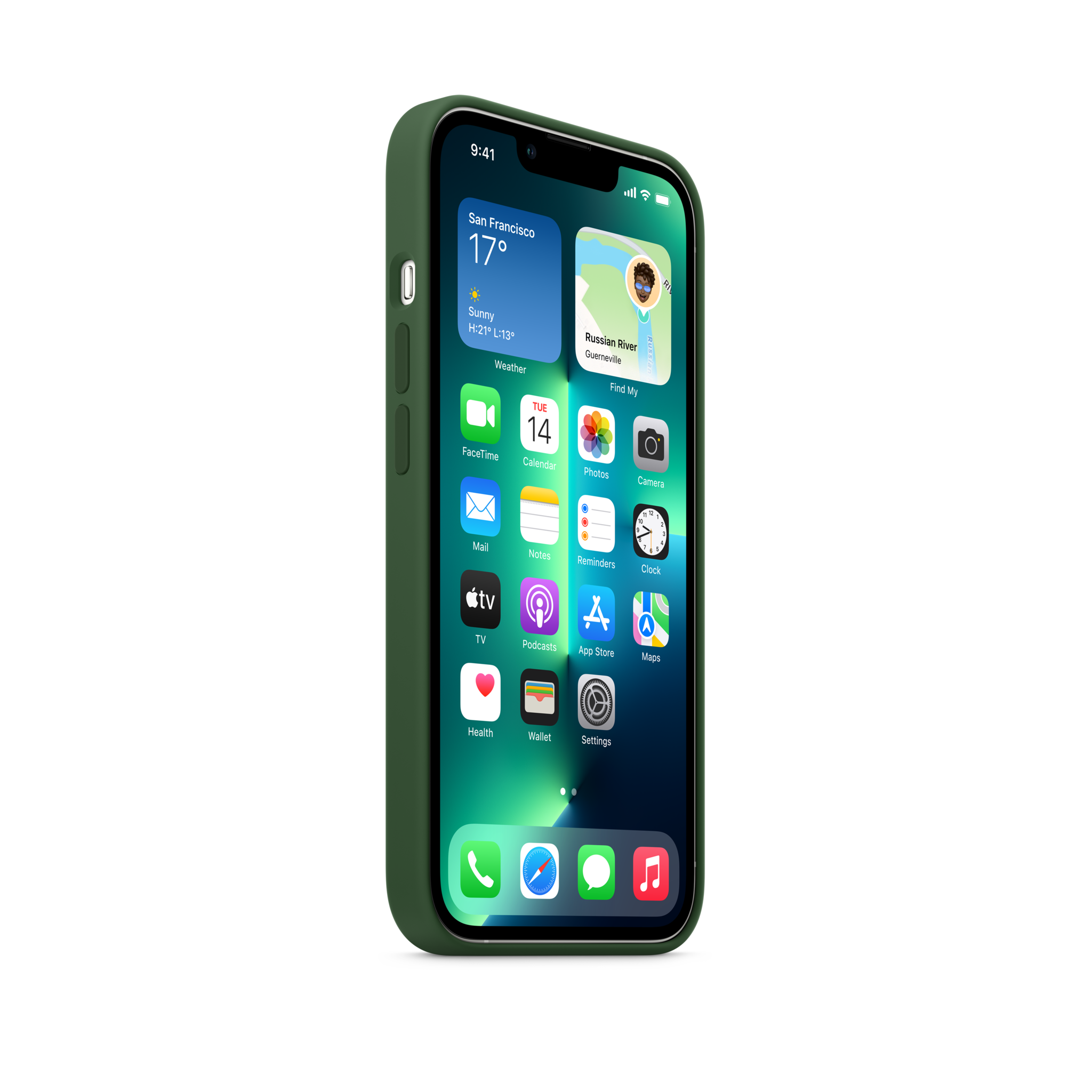 iPhone 13 Pro Silicone Case with MagSafe — Clover