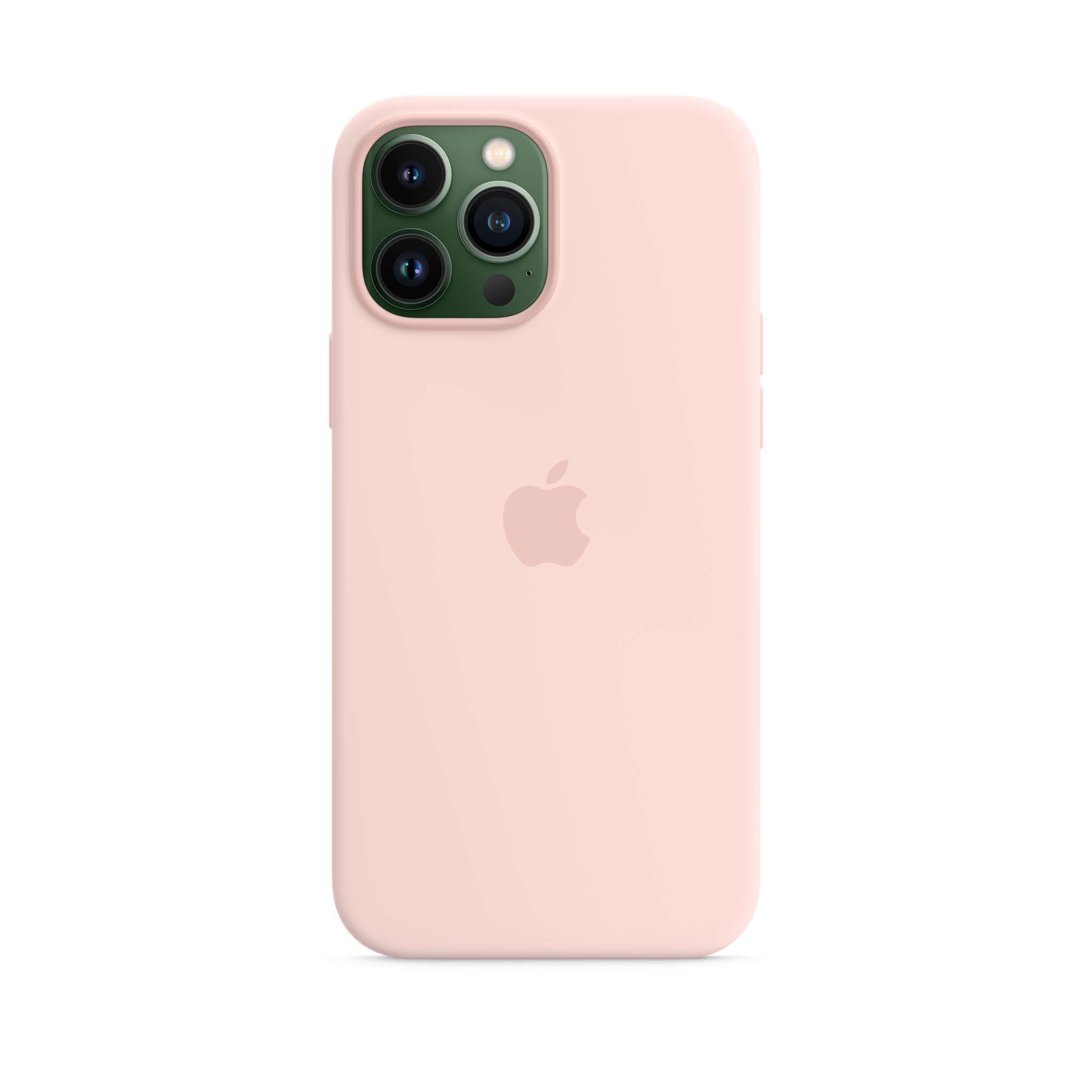 iPhone 13 Pro Max Silicone Case with MagSafe — Chalk Pink