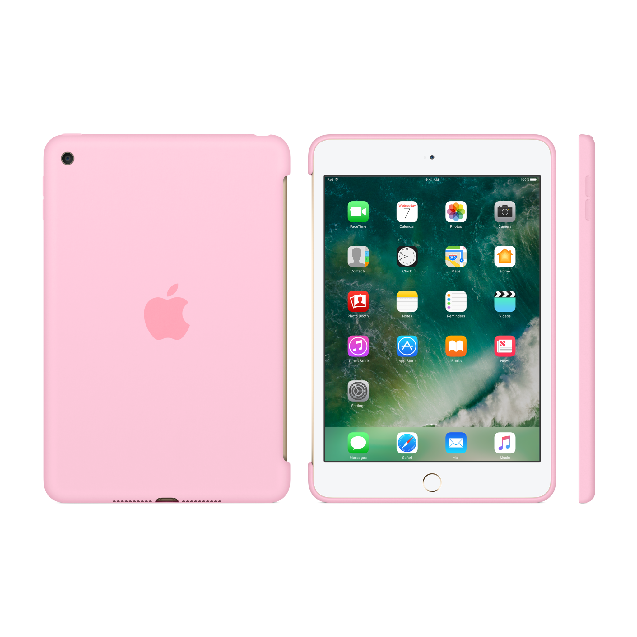 iPad mini 4 Silicone Case — Light Pink