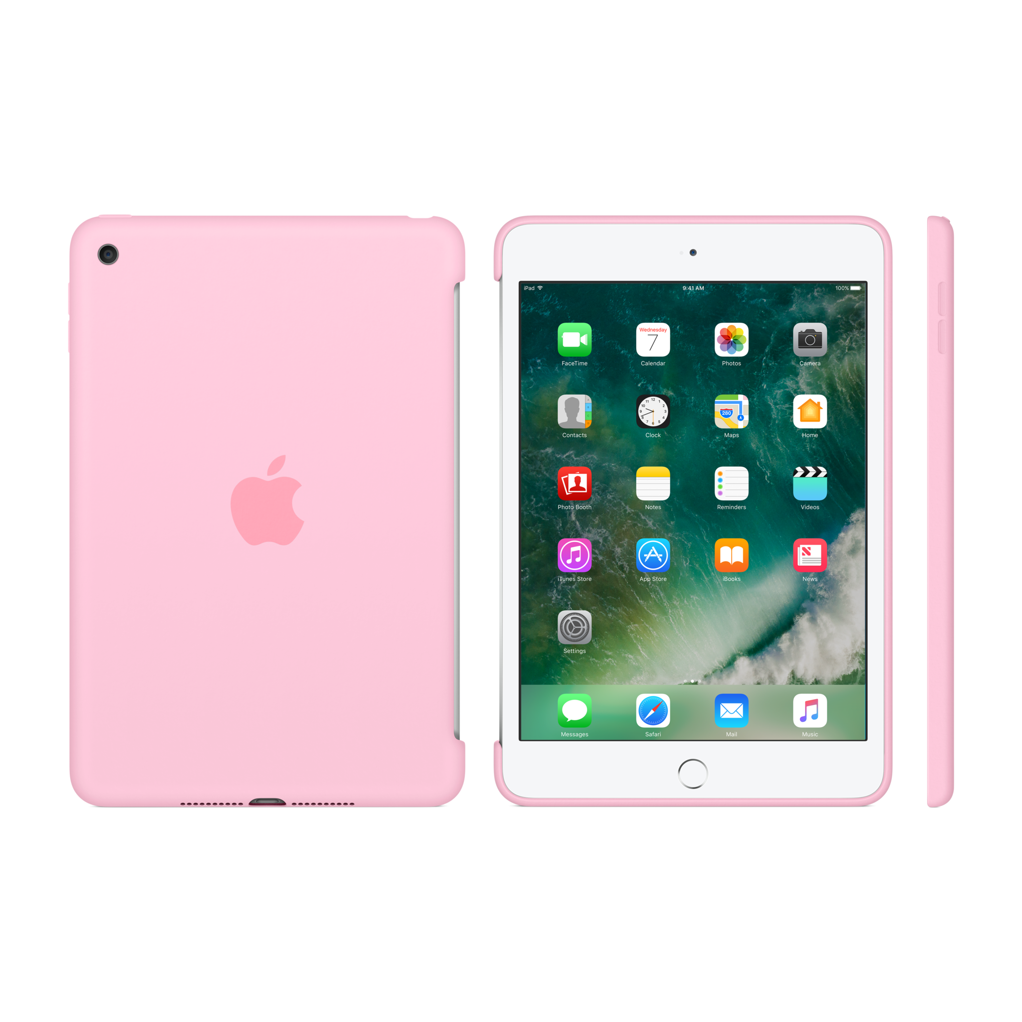 iPad mini 4 Silicone Case — Light Pink