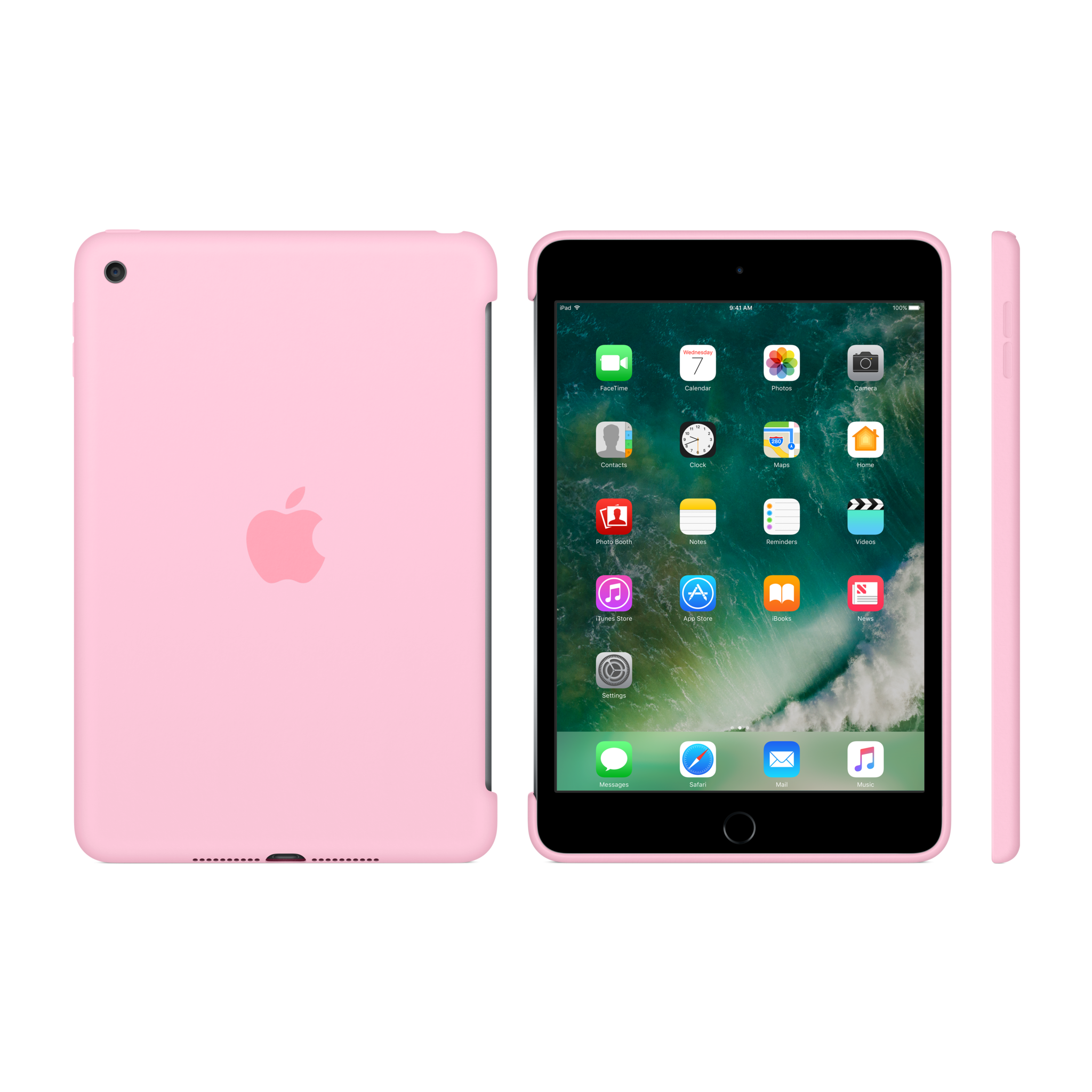 iPad mini 4 Silicone Case — Light Pink