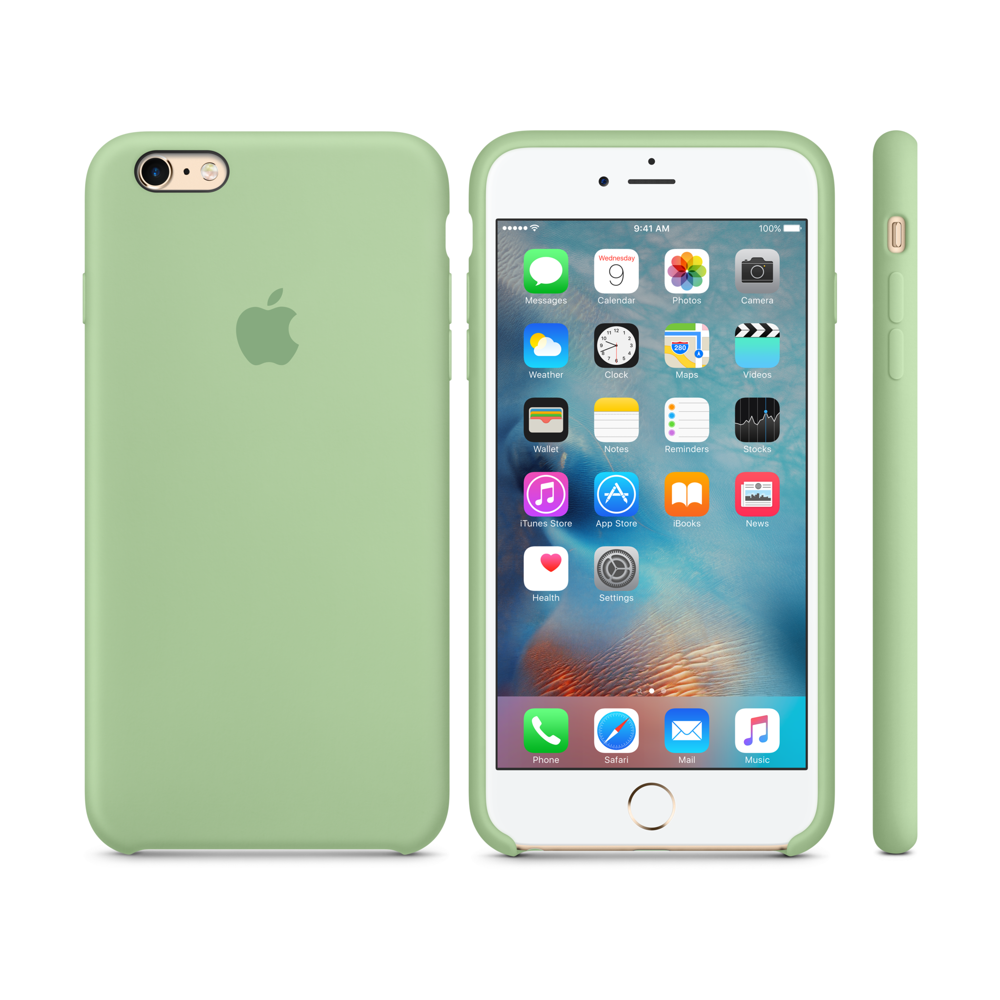 iPhone 6s Plus Silicone Case — Mint