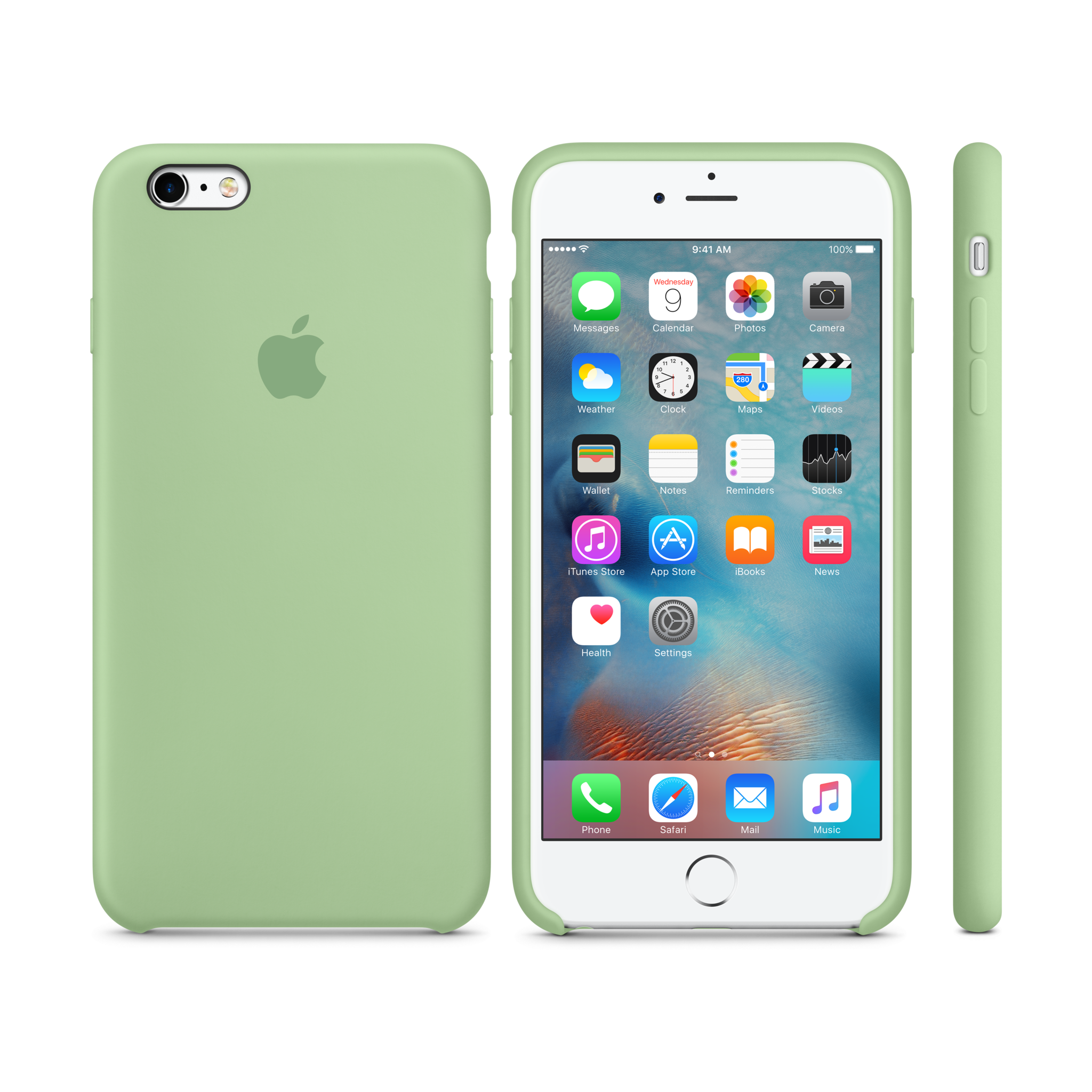 iPhone 6s Plus Silicone Case — Mint