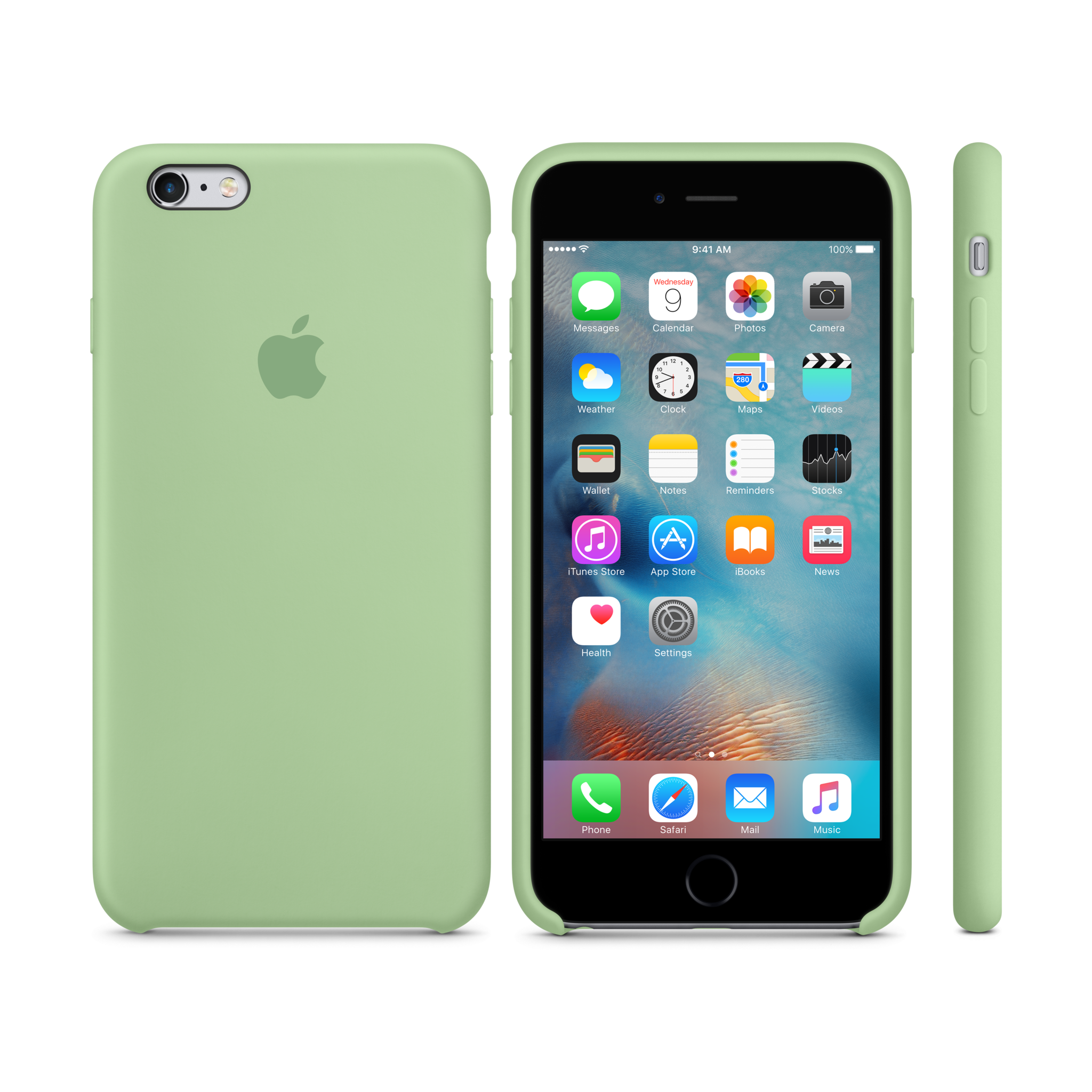 iPhone 6s Plus Silicone Case — Mint