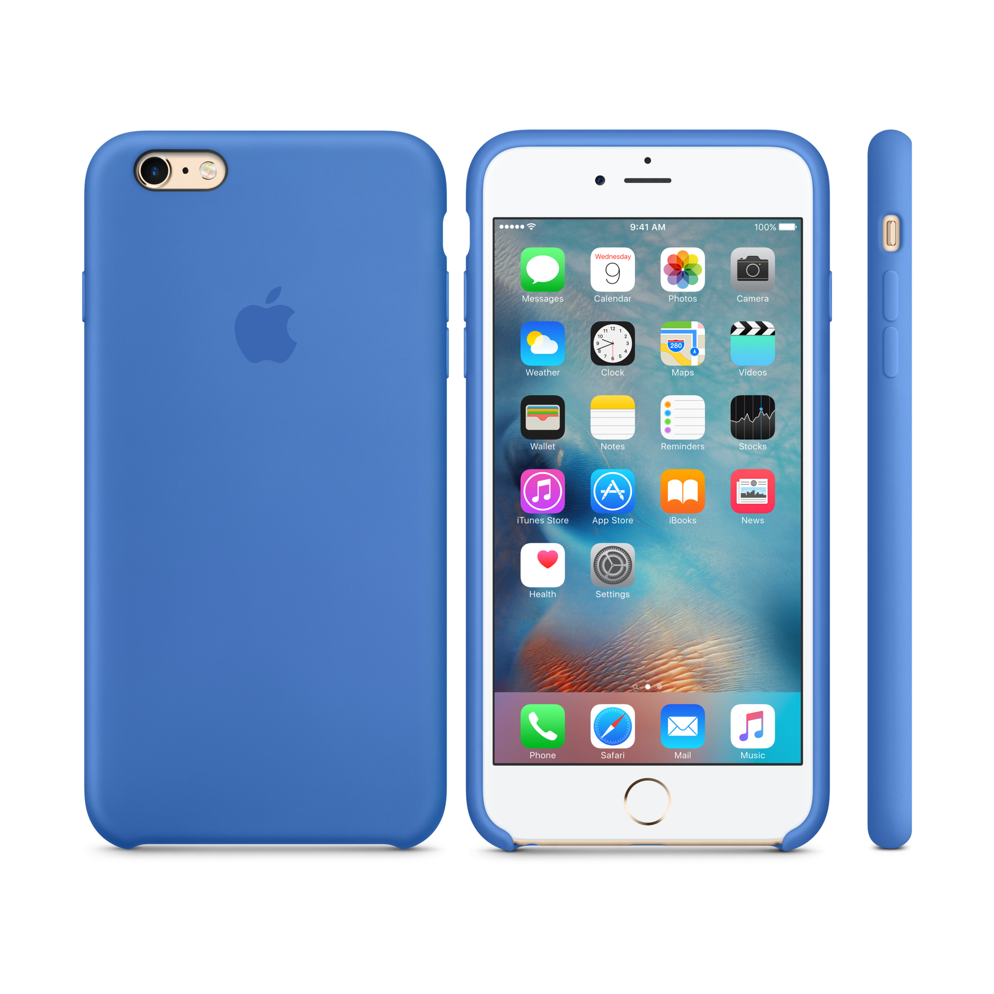 iPhone 6s Plus Silicone Case — Royal Blue