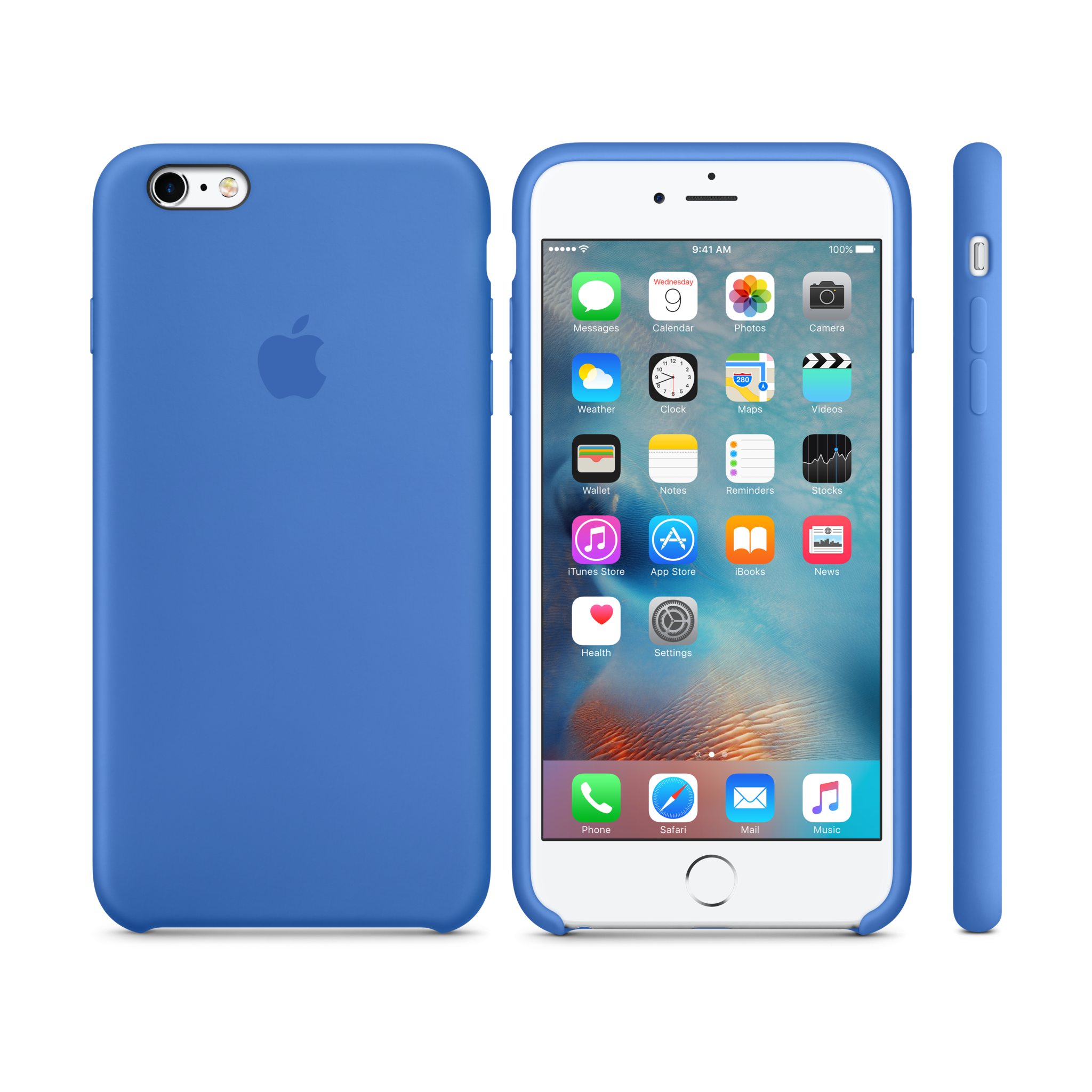 iPhone 6s Plus Silicone Case — Royal Blue
