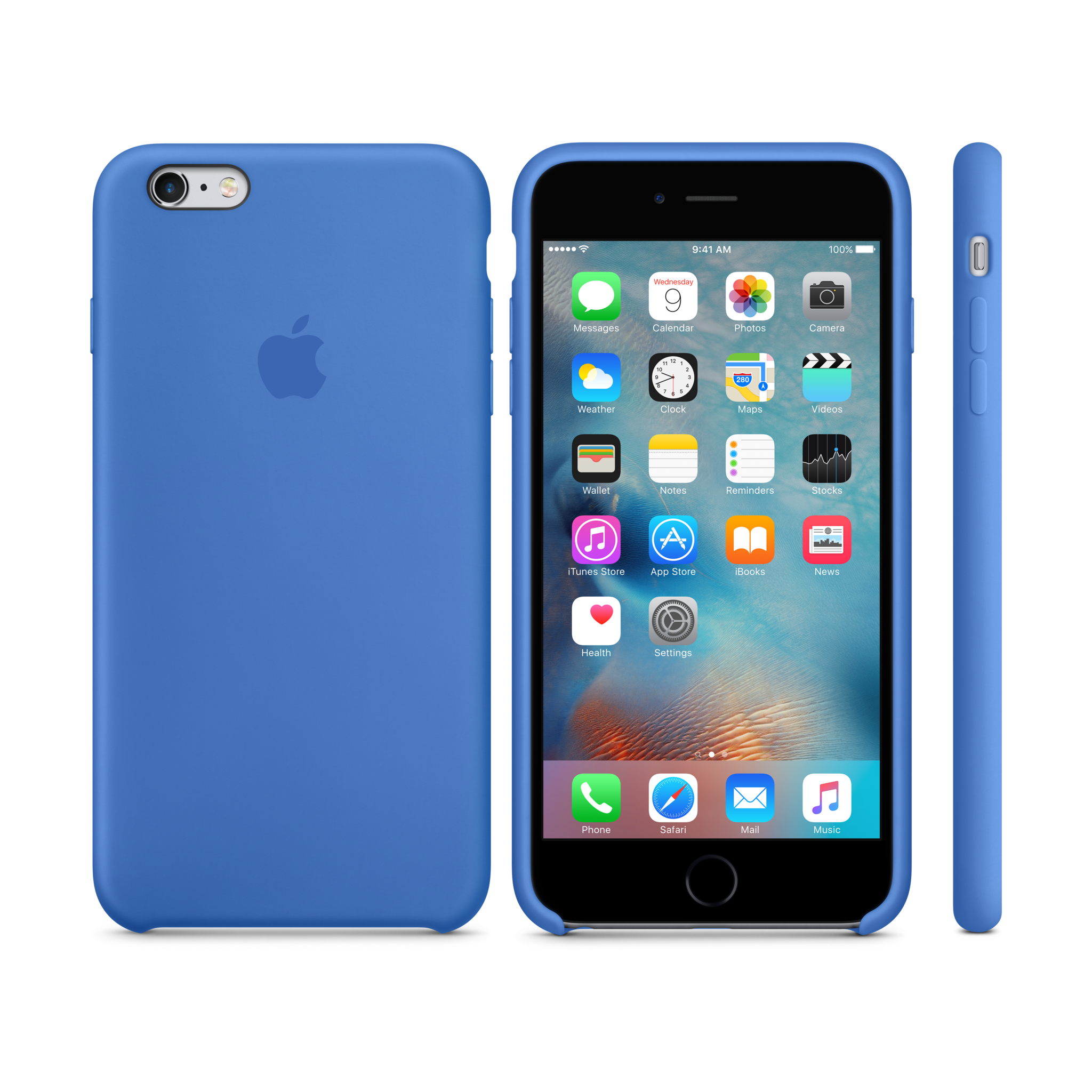 iPhone 6s Plus Silicone Case — Royal Blue