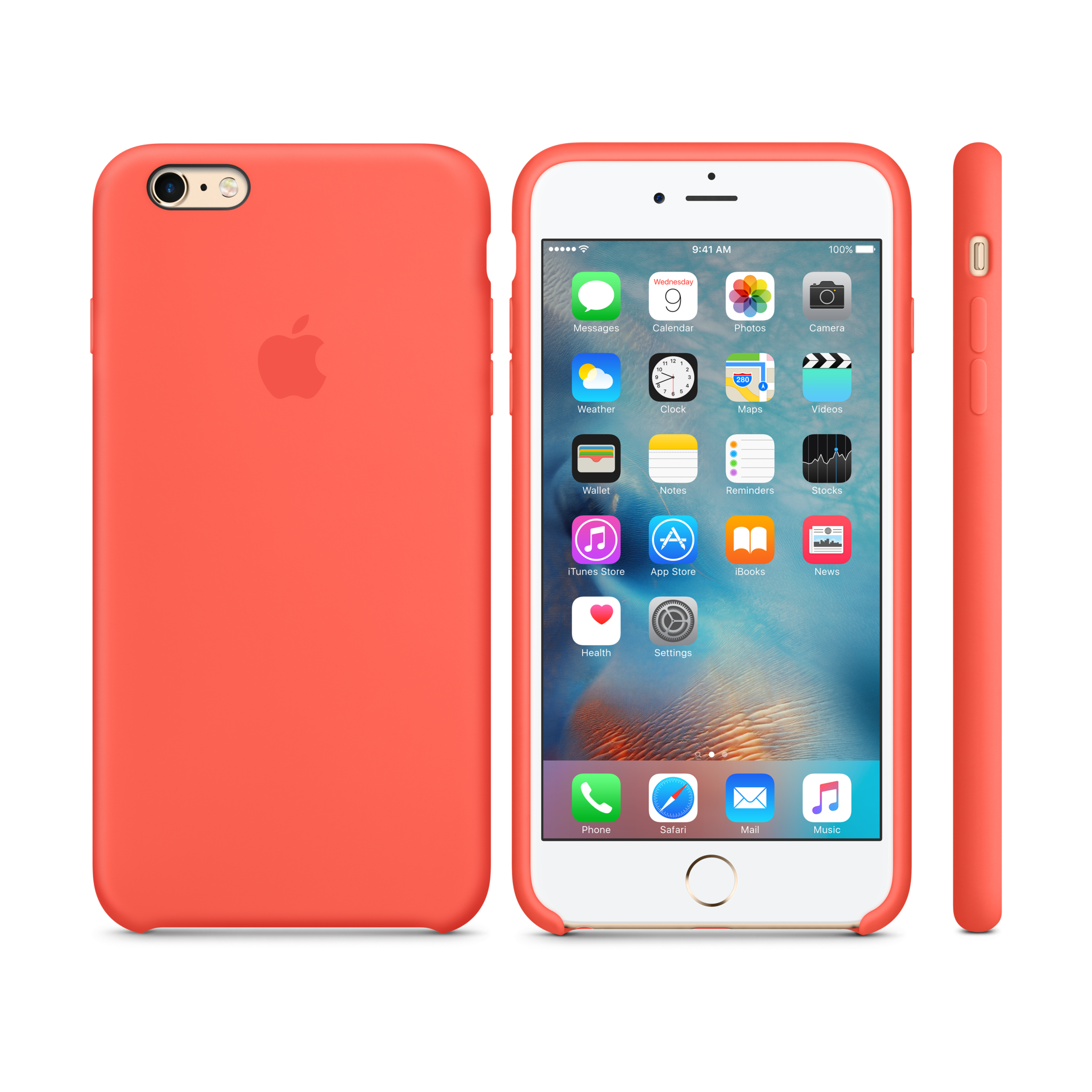 iPhone 6s Plus Silicone Case — Apricot