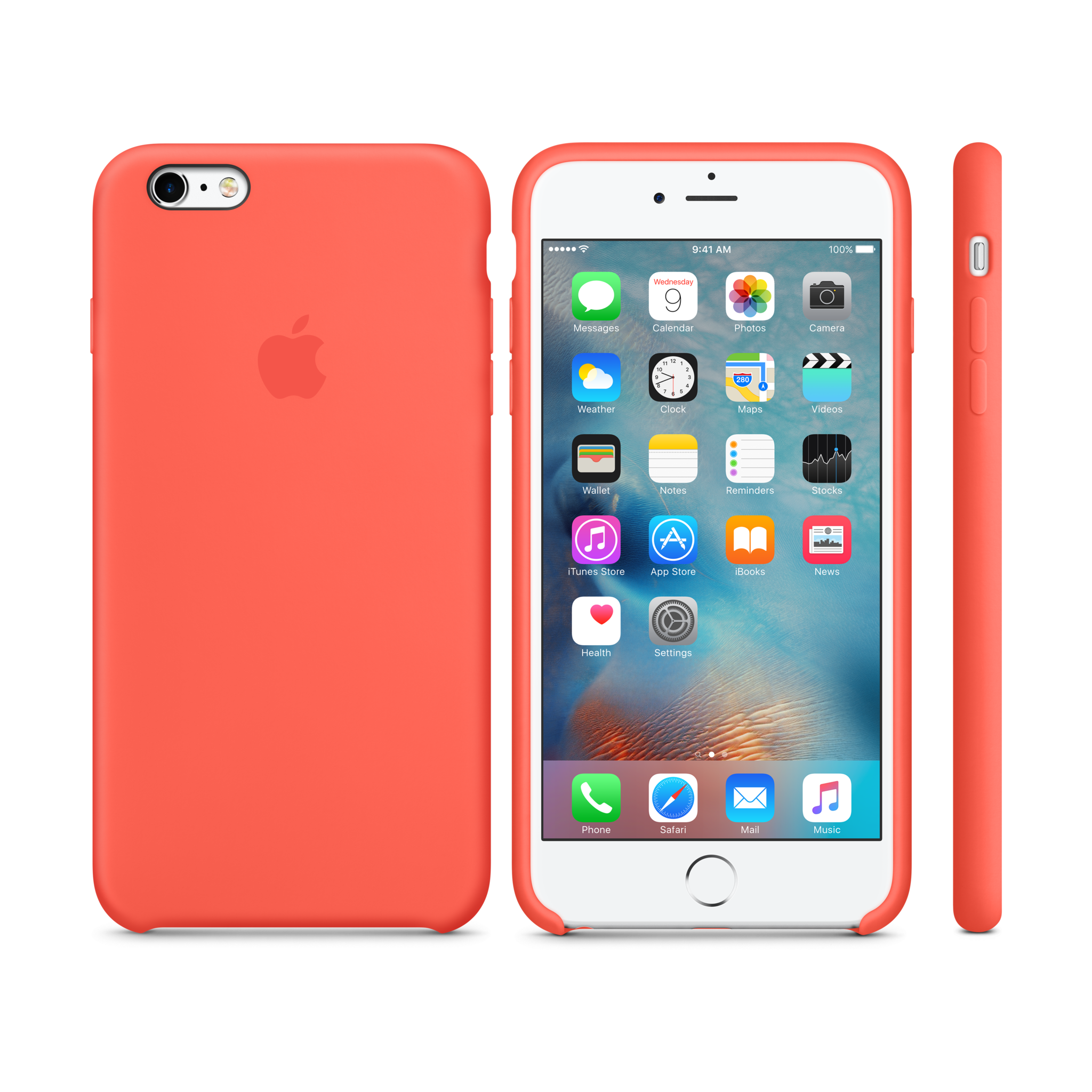 iPhone 6s Plus Silicone Case — Apricot