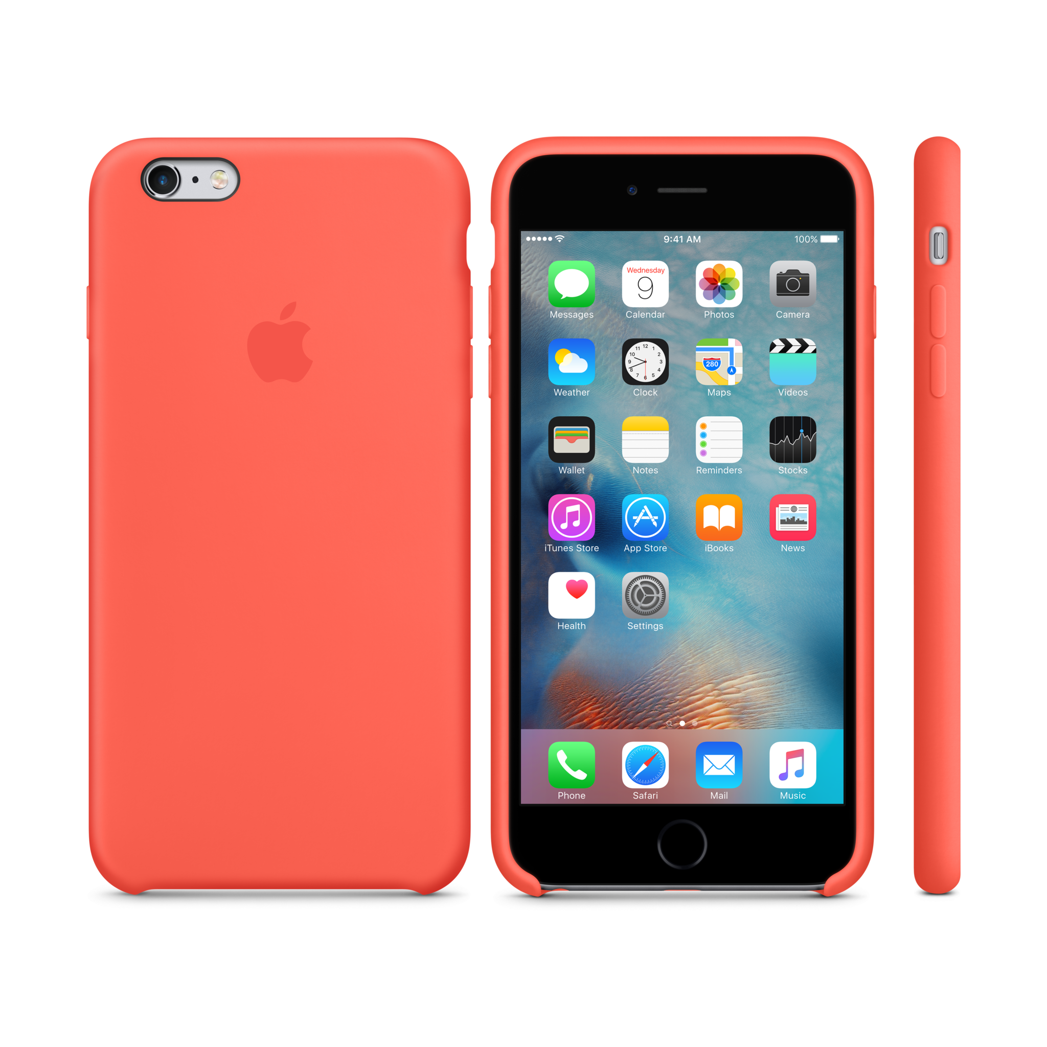 iPhone 6s Plus Silicone Case — Apricot