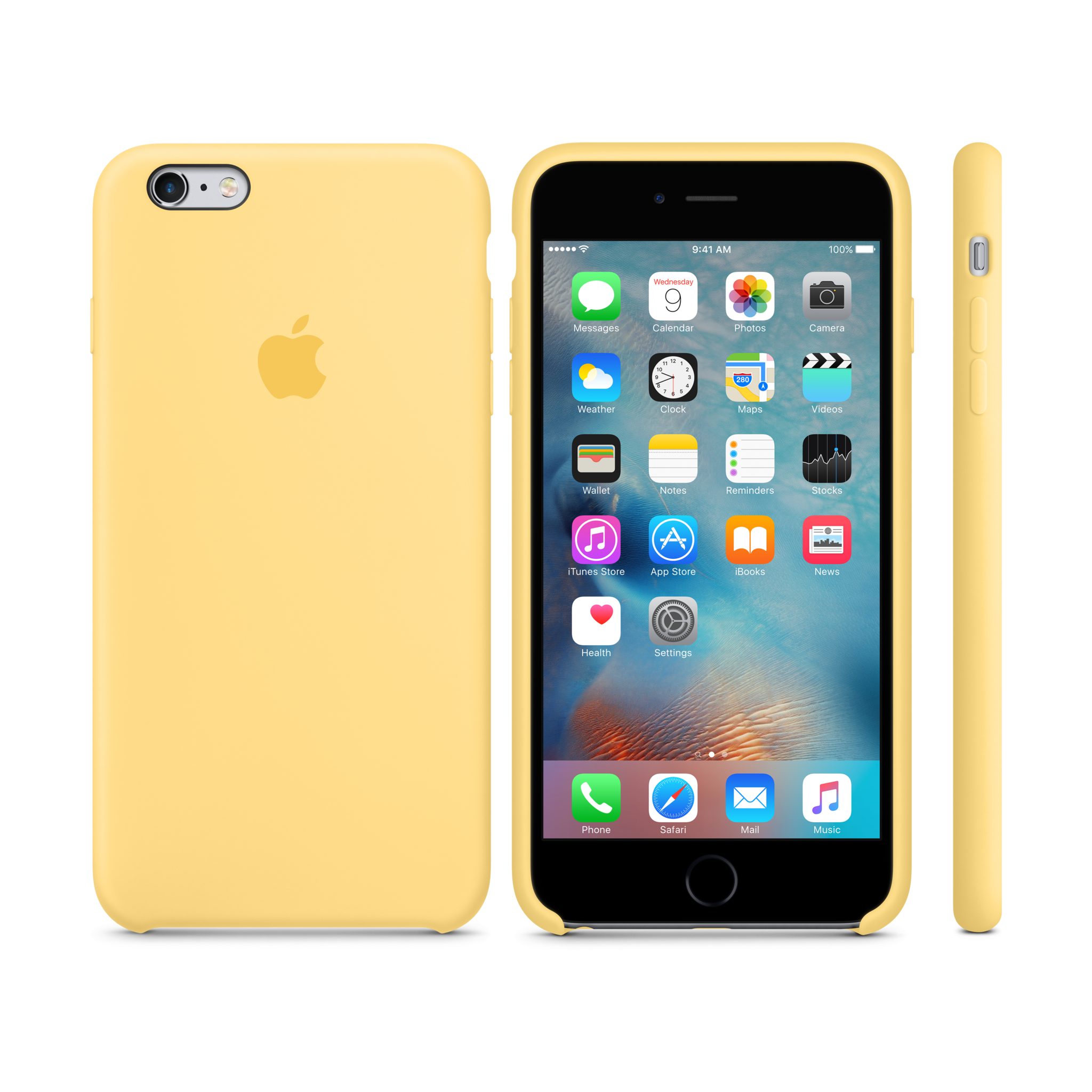 iPhone 6s Plus Silicone Case — Yellow