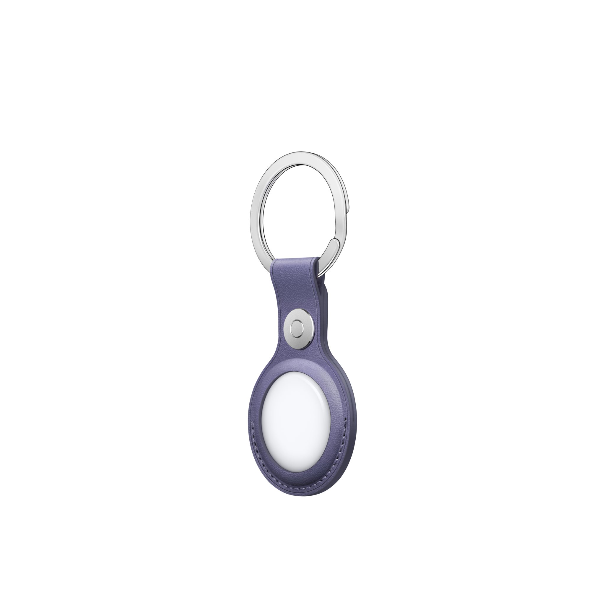 AirTag Leather Key Ring — Wisteria