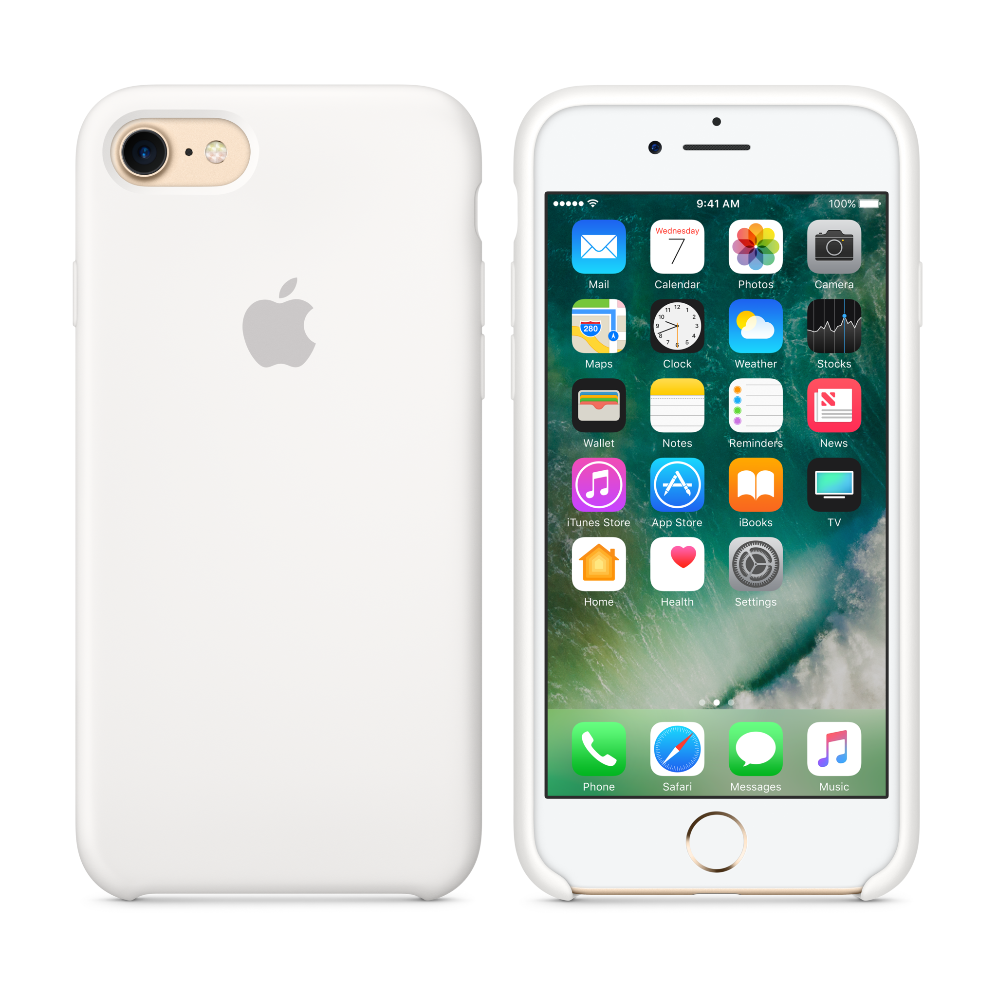 iPhone 7 Silicone Case — White