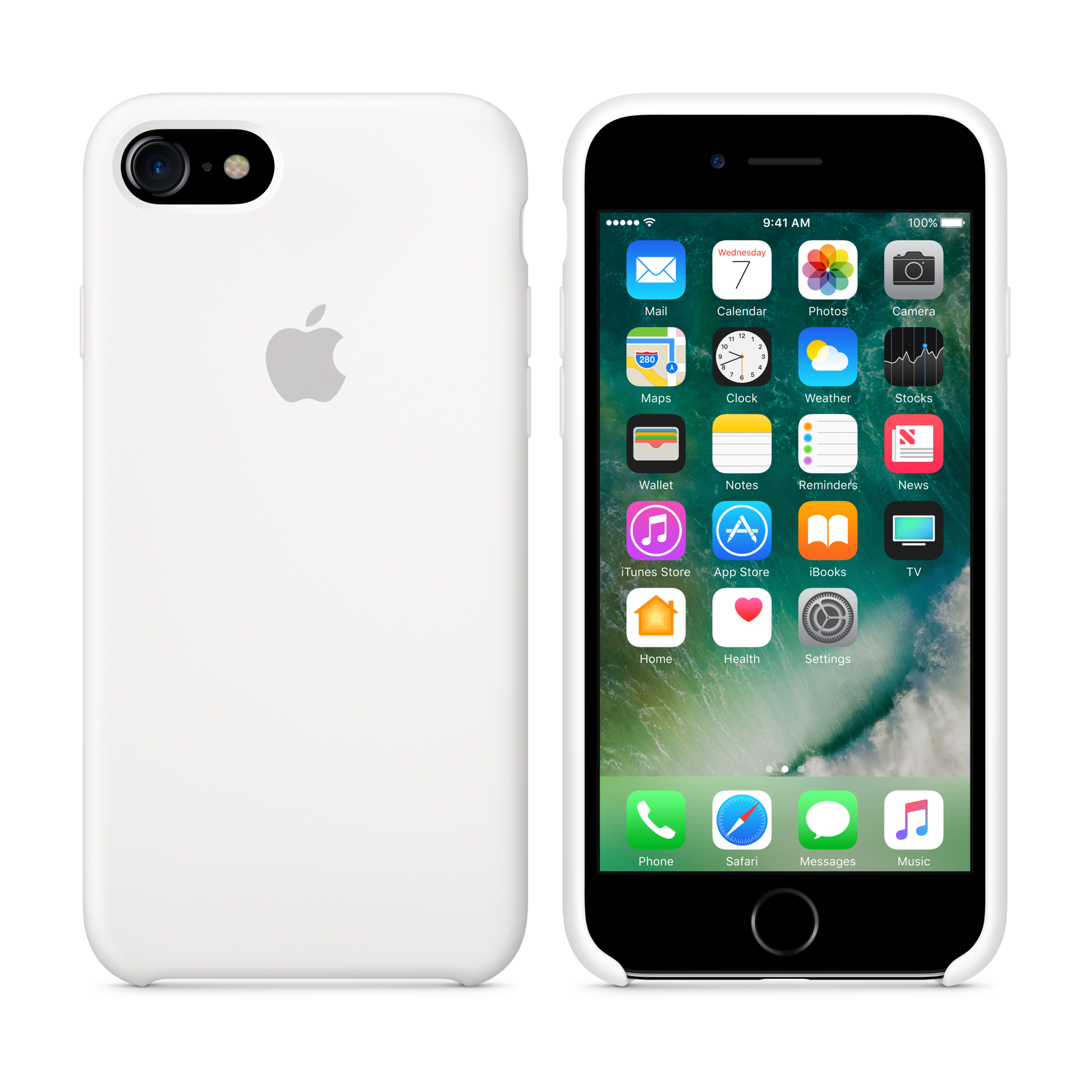 iPhone 7 Silicone Case — White